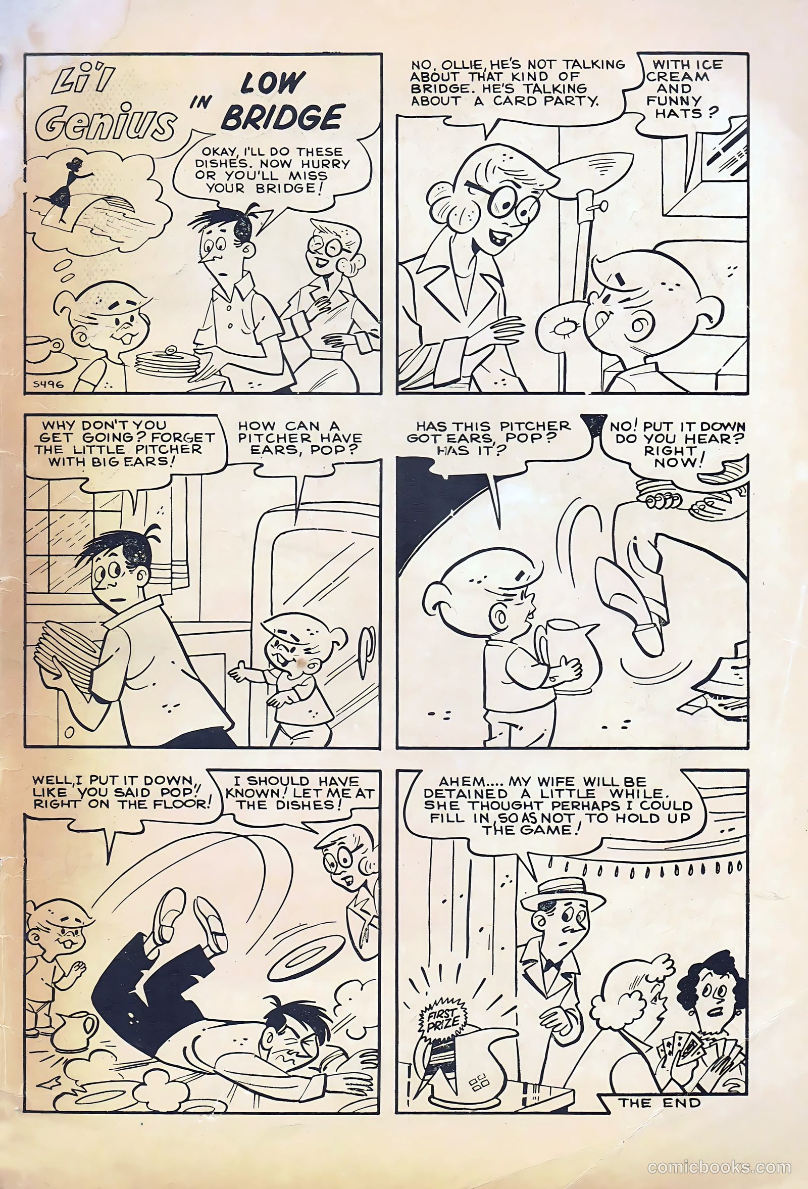 Li'l Genius #12 (1957) — page 35 of 36