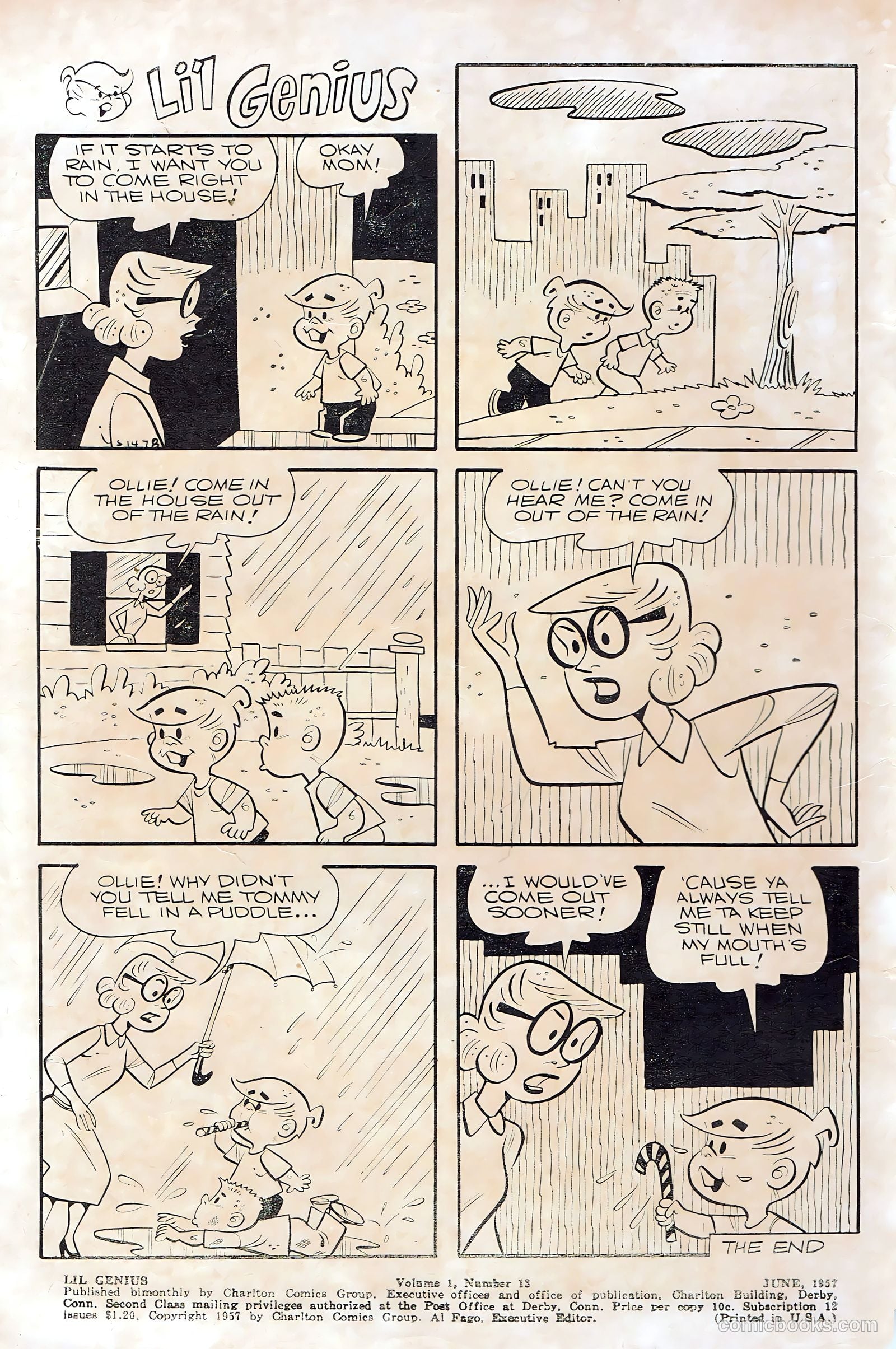 Li'l Genius #13 (1957) — page 2 of 36