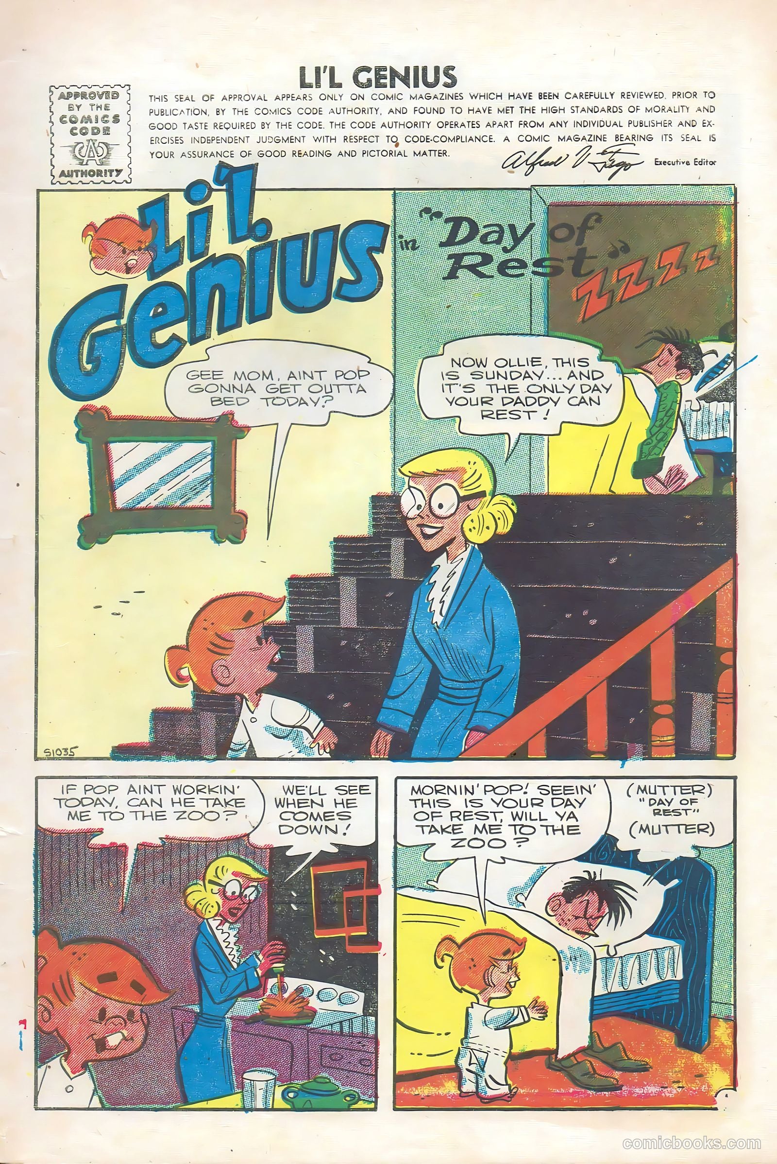 Li'l Genius #13 (1957) — page 3 of 36