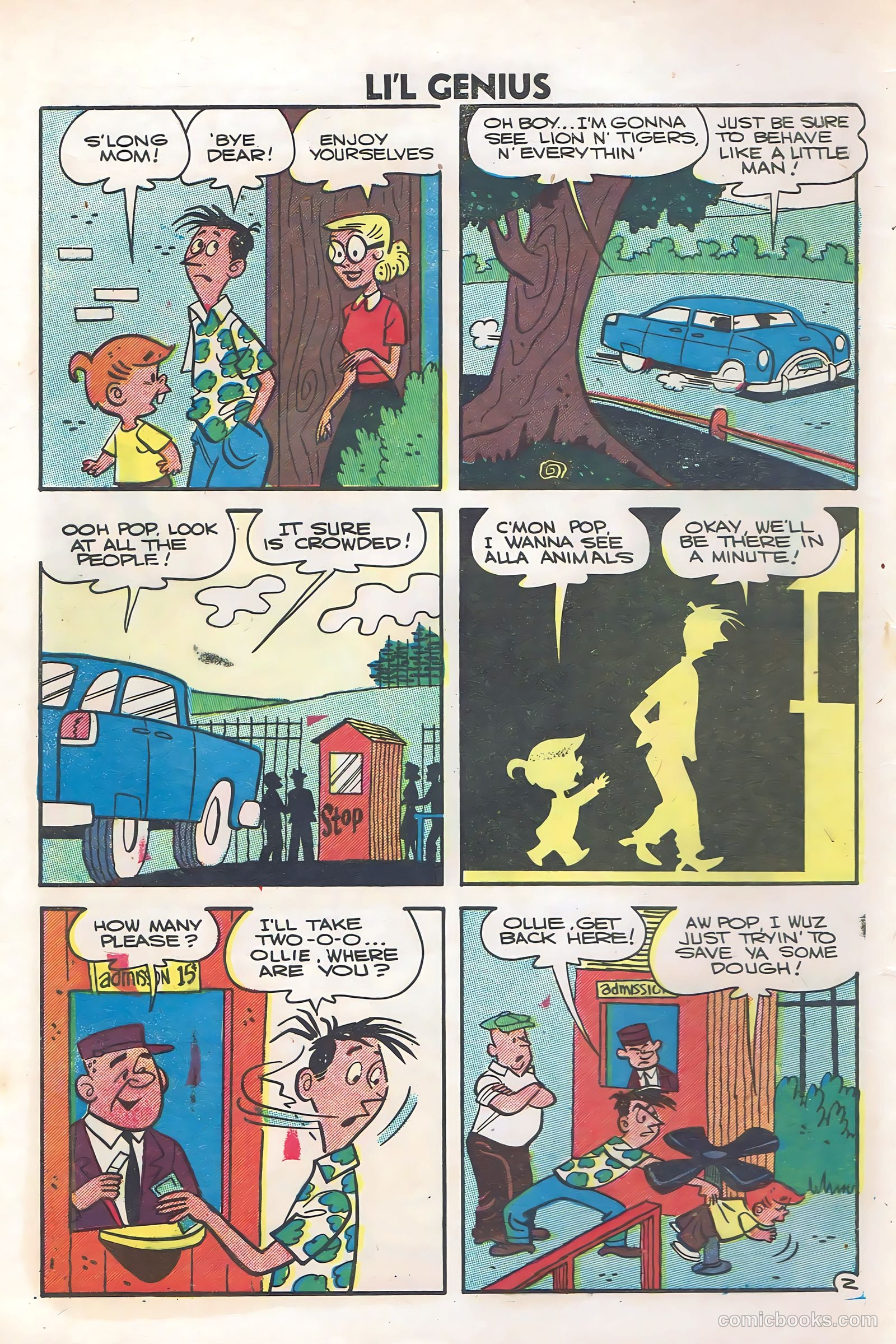 Li'l Genius #13 (1957) — page 4 of 36