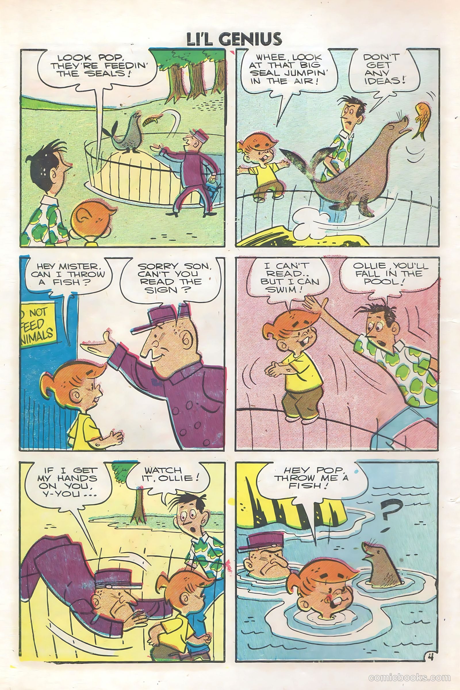 Li'l Genius #13 (1957) — page 6 of 36