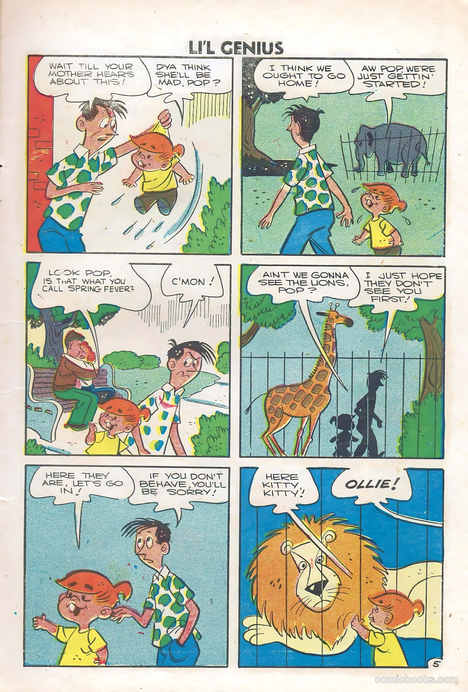 Li'l Genius #13 (1957) — page 7 of 36