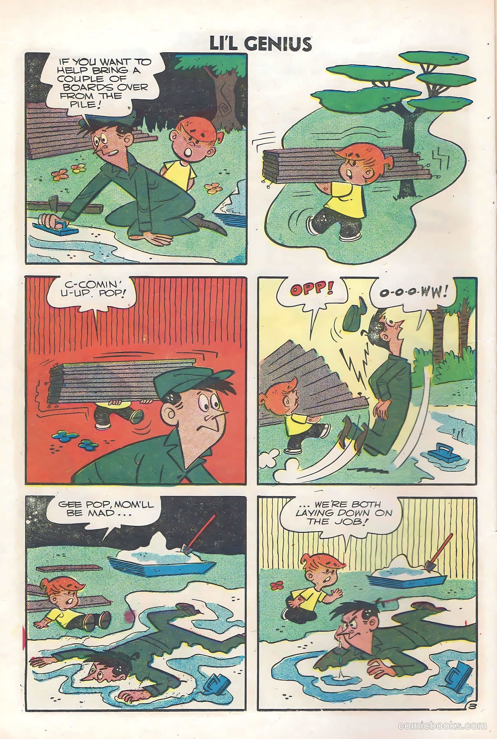 Li'l Genius #13 (1957) — page 12 of 36