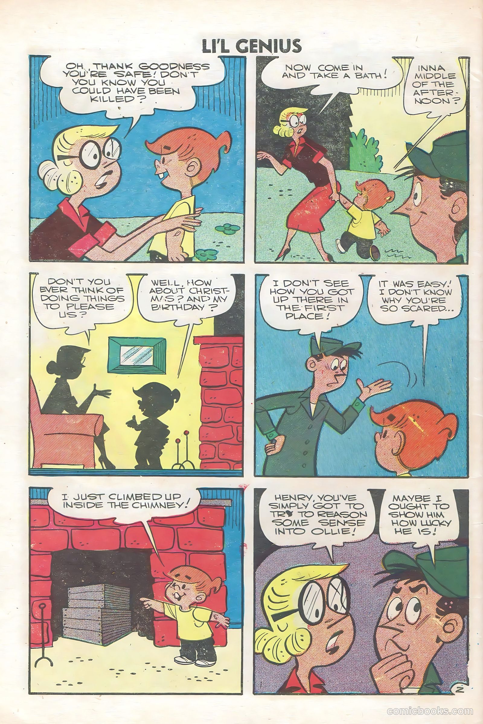Li'l Genius #13 (1957) — page 30 of 36