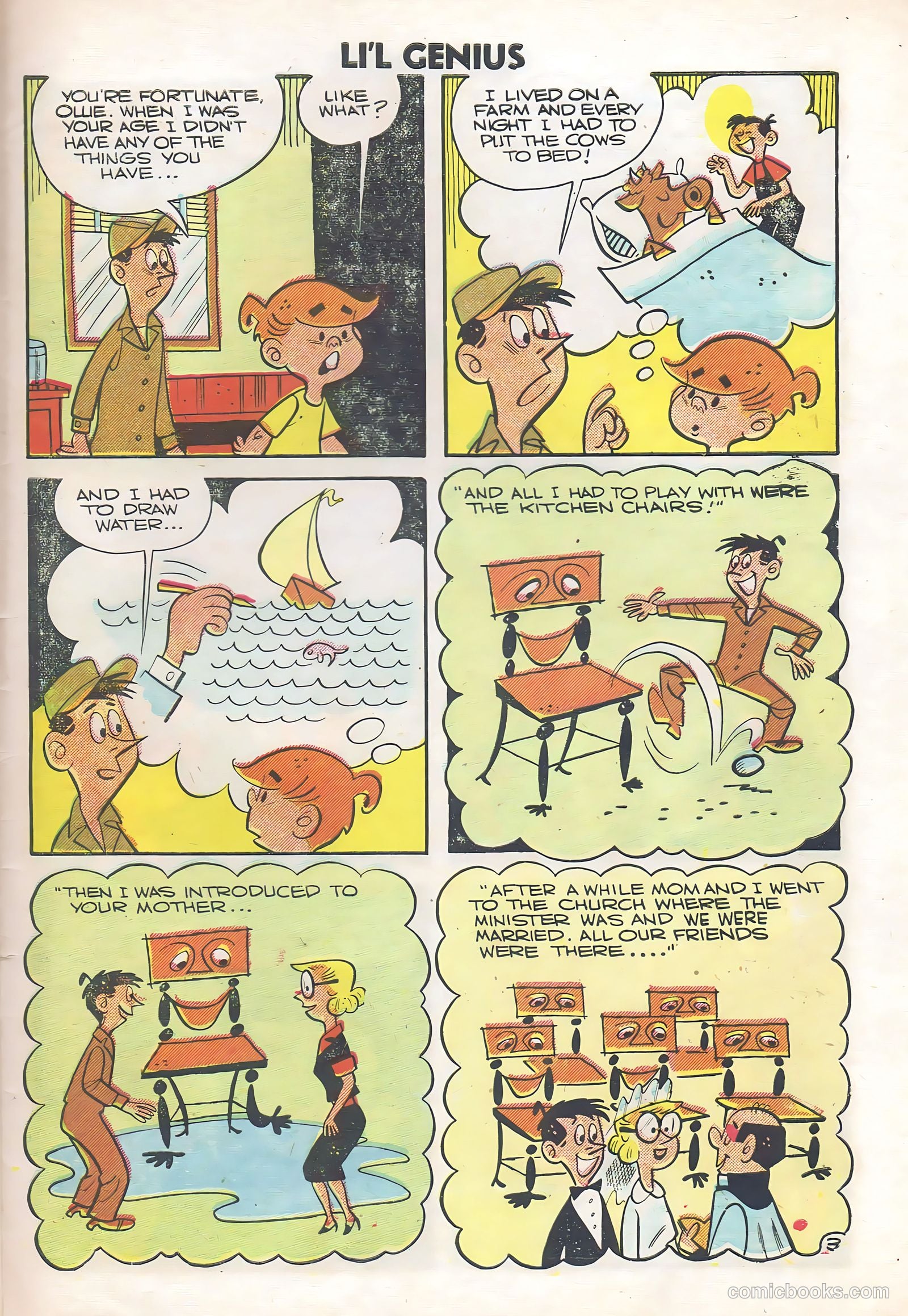 Li'l Genius #13 (1957) — page 31 of 36
