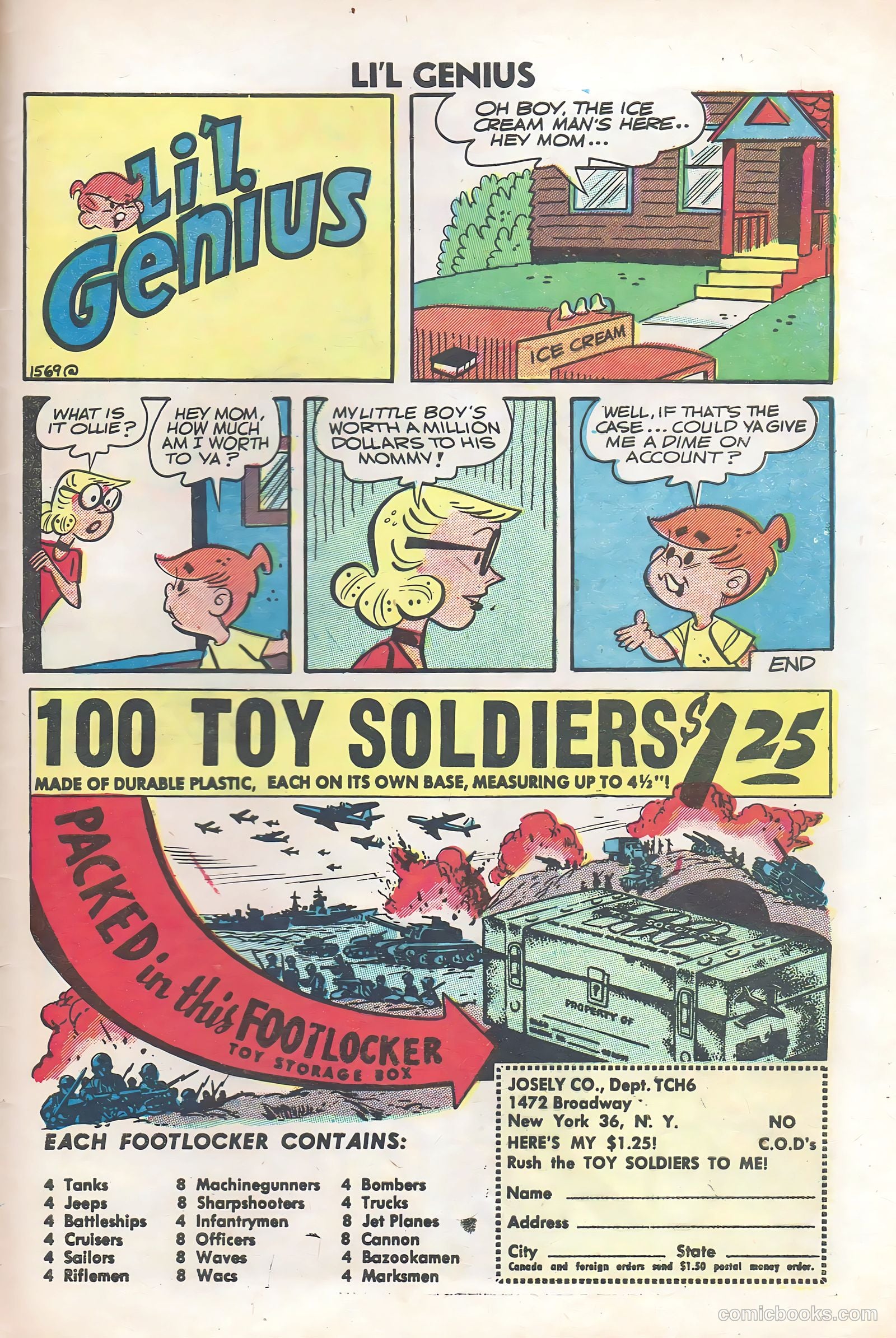Li'l Genius #13 (1957) — page 33 of 36