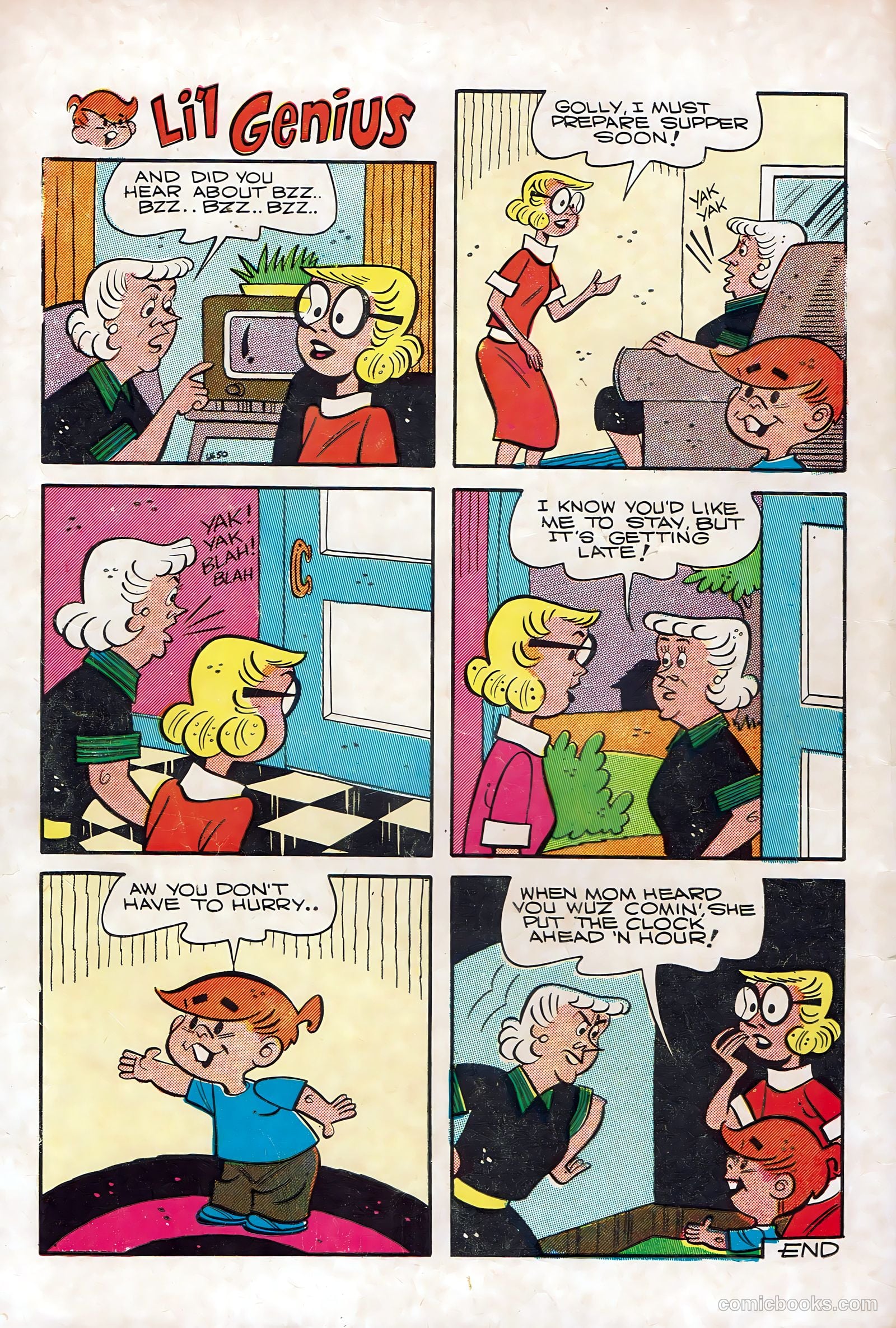 Li'l Genius #13 (1957) — page 36 of 36