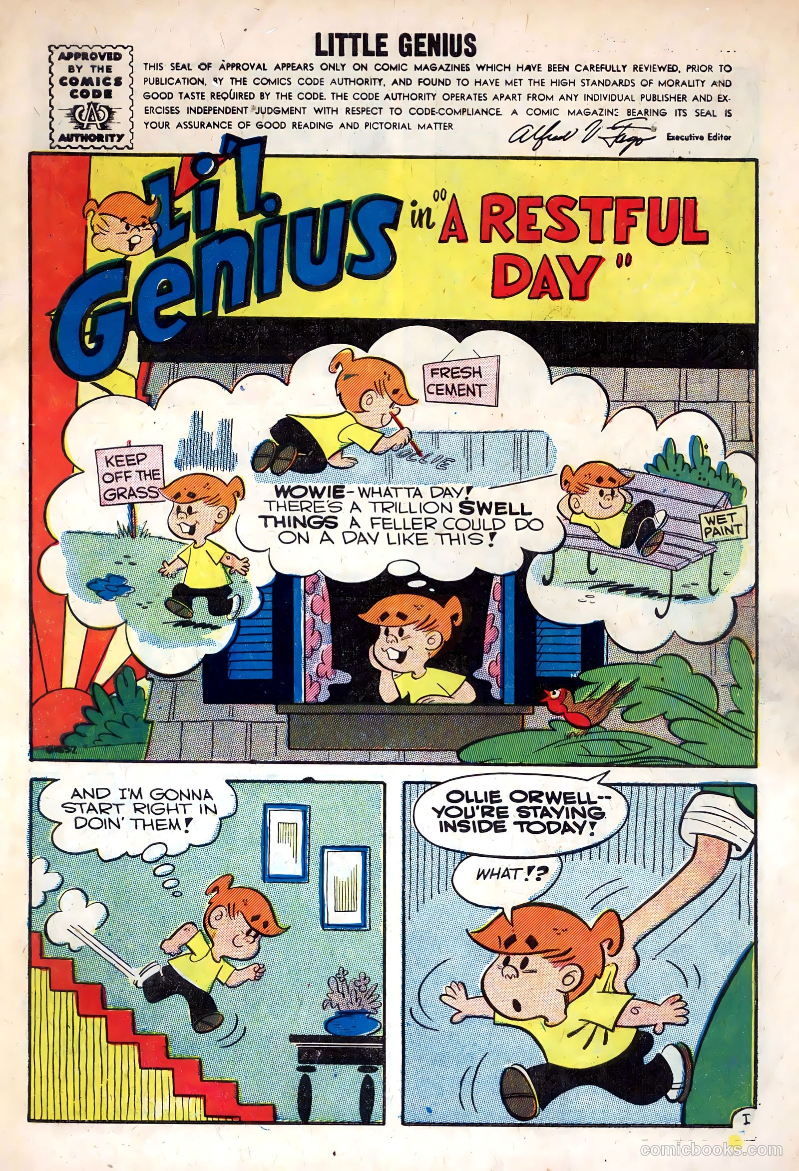 Li'l Genius #14 (1957) — page 3 of 36
