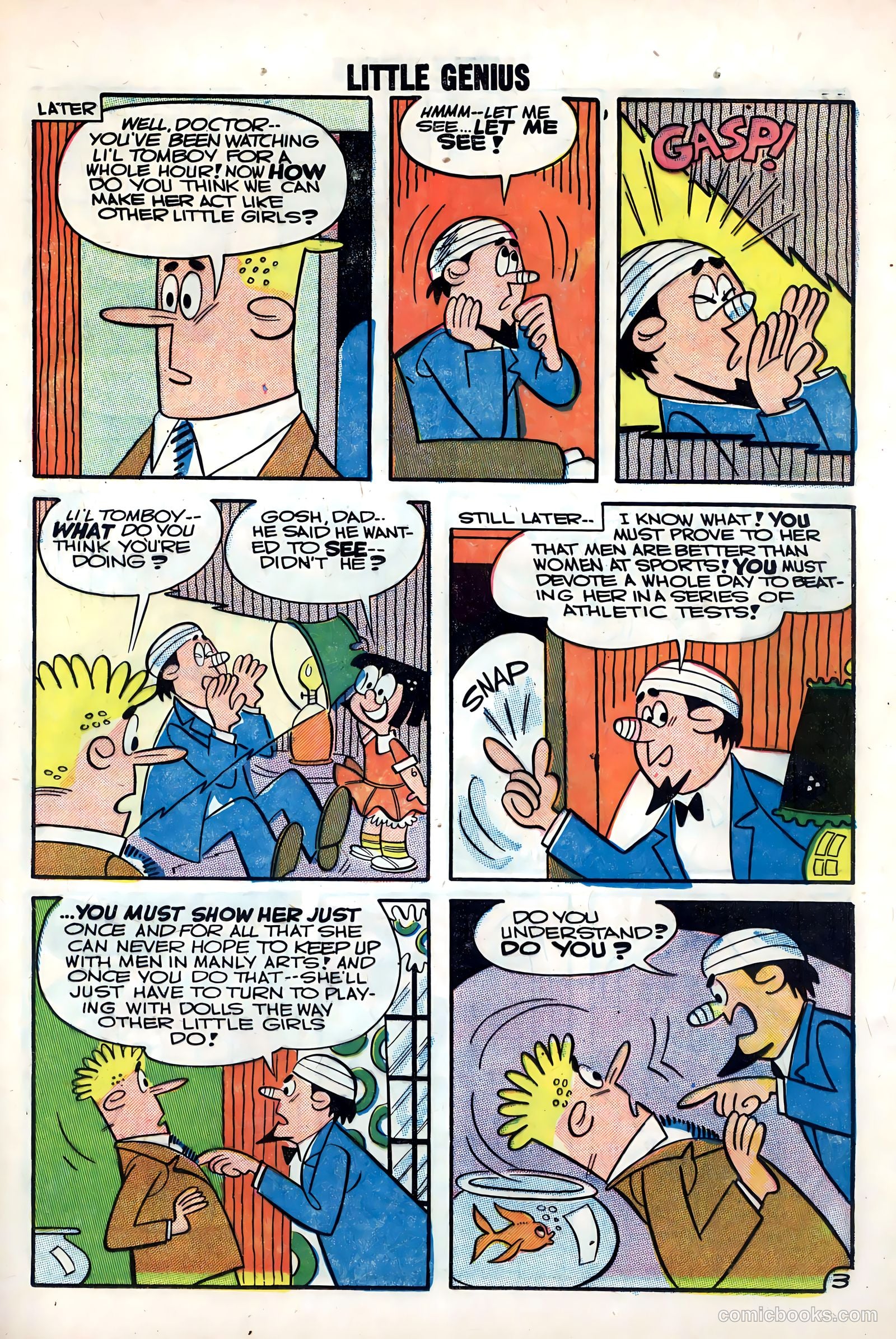 Li'l Genius #14 (1957) — page 25 of 36