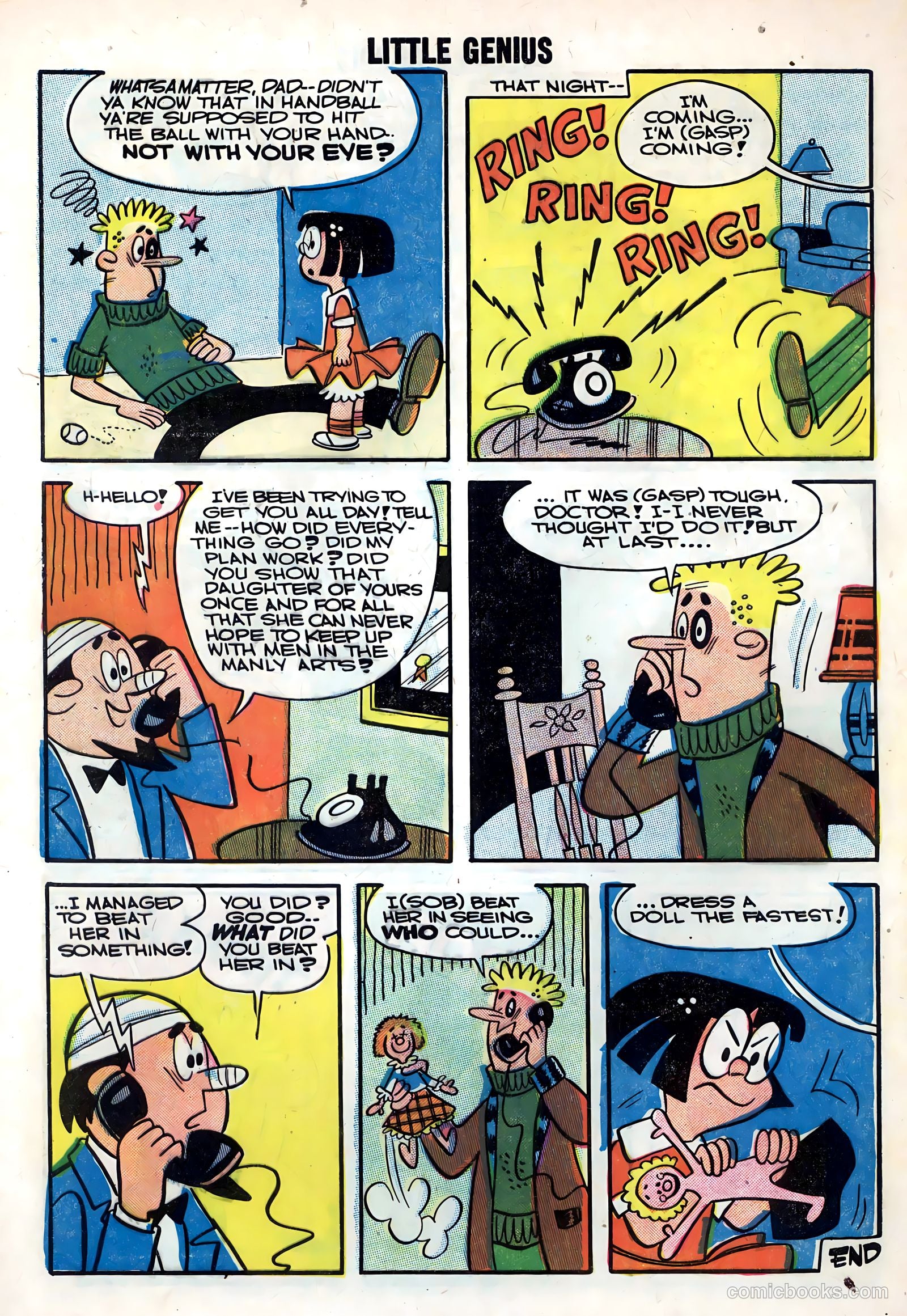 Li'l Genius #14 (1957) — page 28 of 36