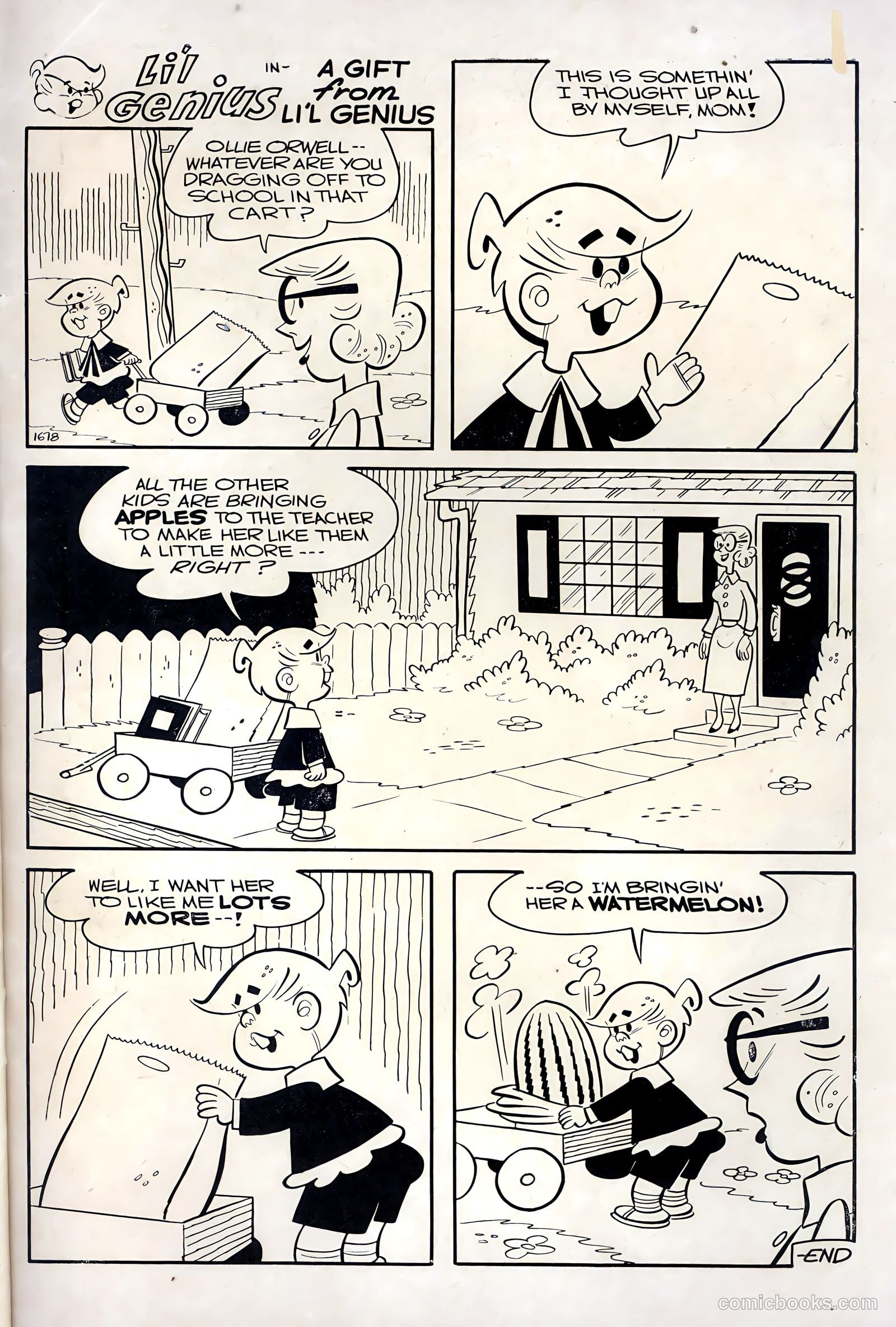 Li'l Genius #14 (1957) — page 35 of 36