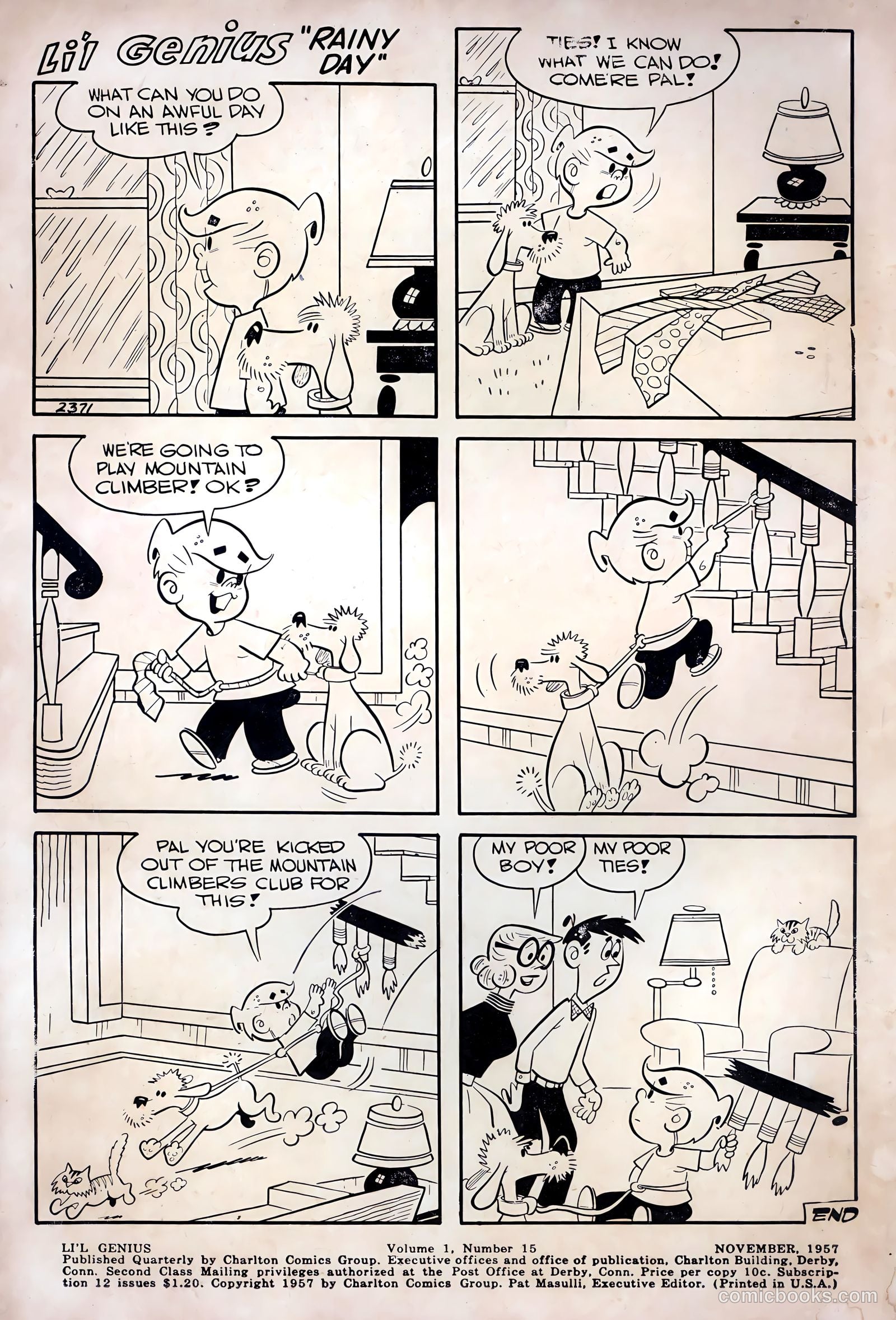Li'l Genius #15 (1957) — page 2 of 36