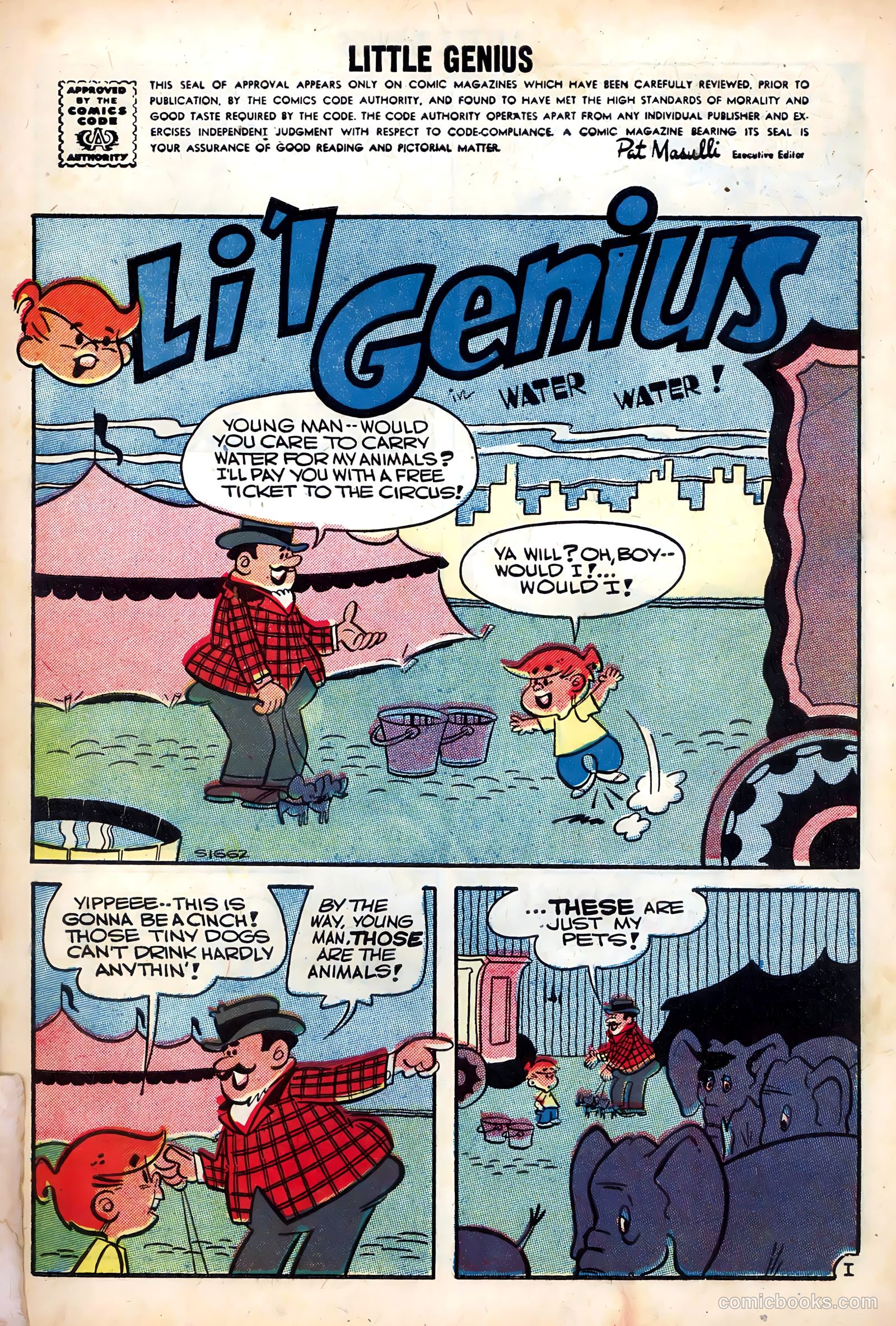 Li'l Genius #15 (1957) — page 3 of 36