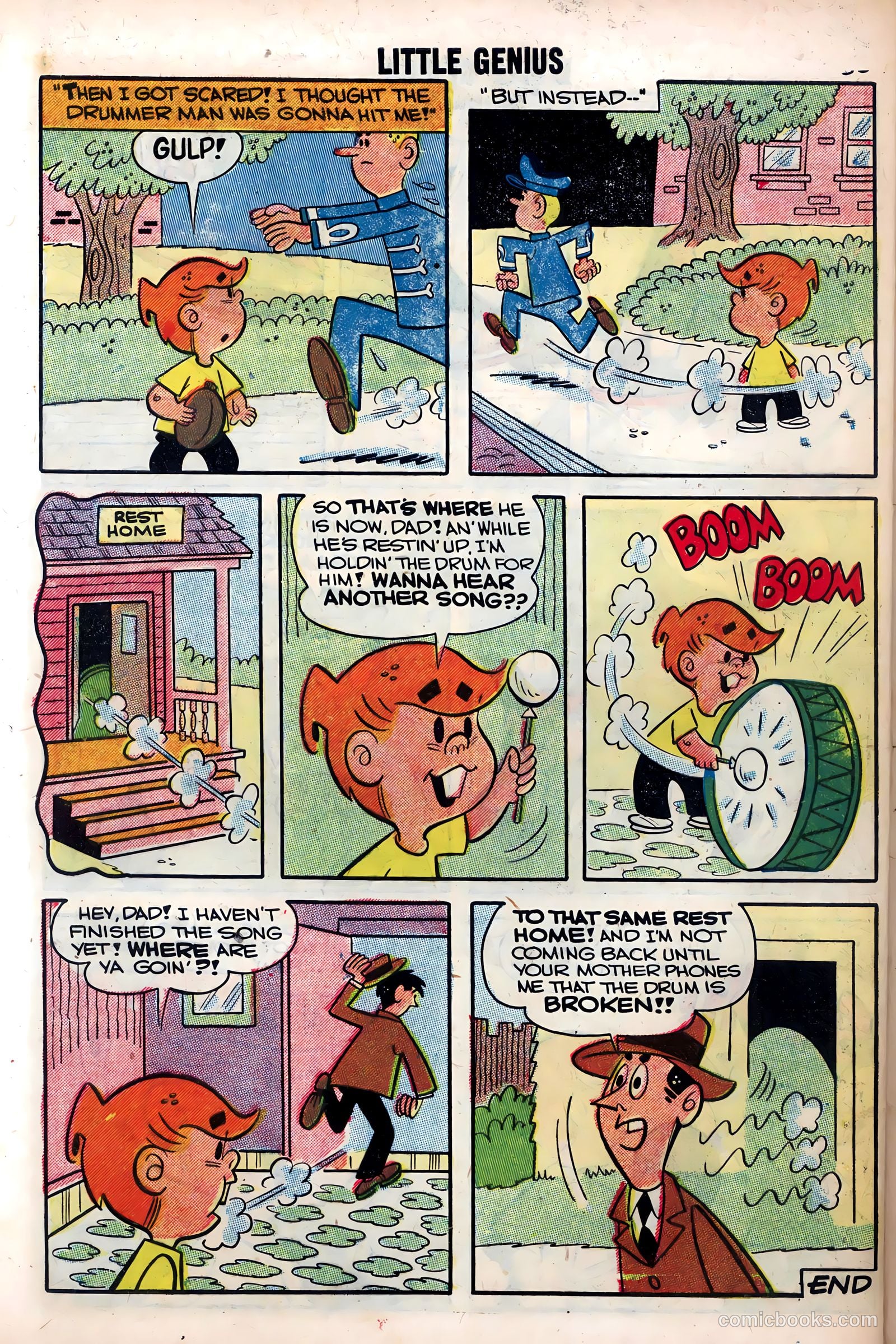 Li'l Genius #15 (1957) — page 32 of 36