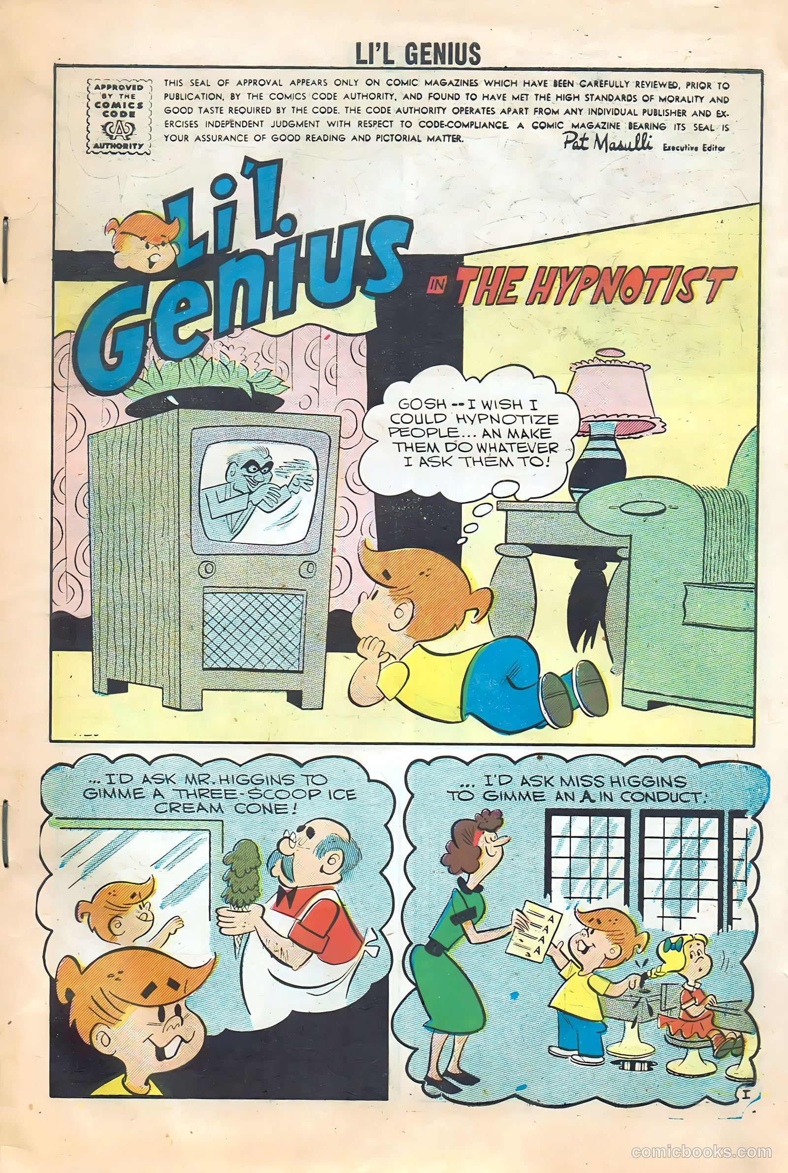Li'l Genius #16 (1958) — page 3 of 68