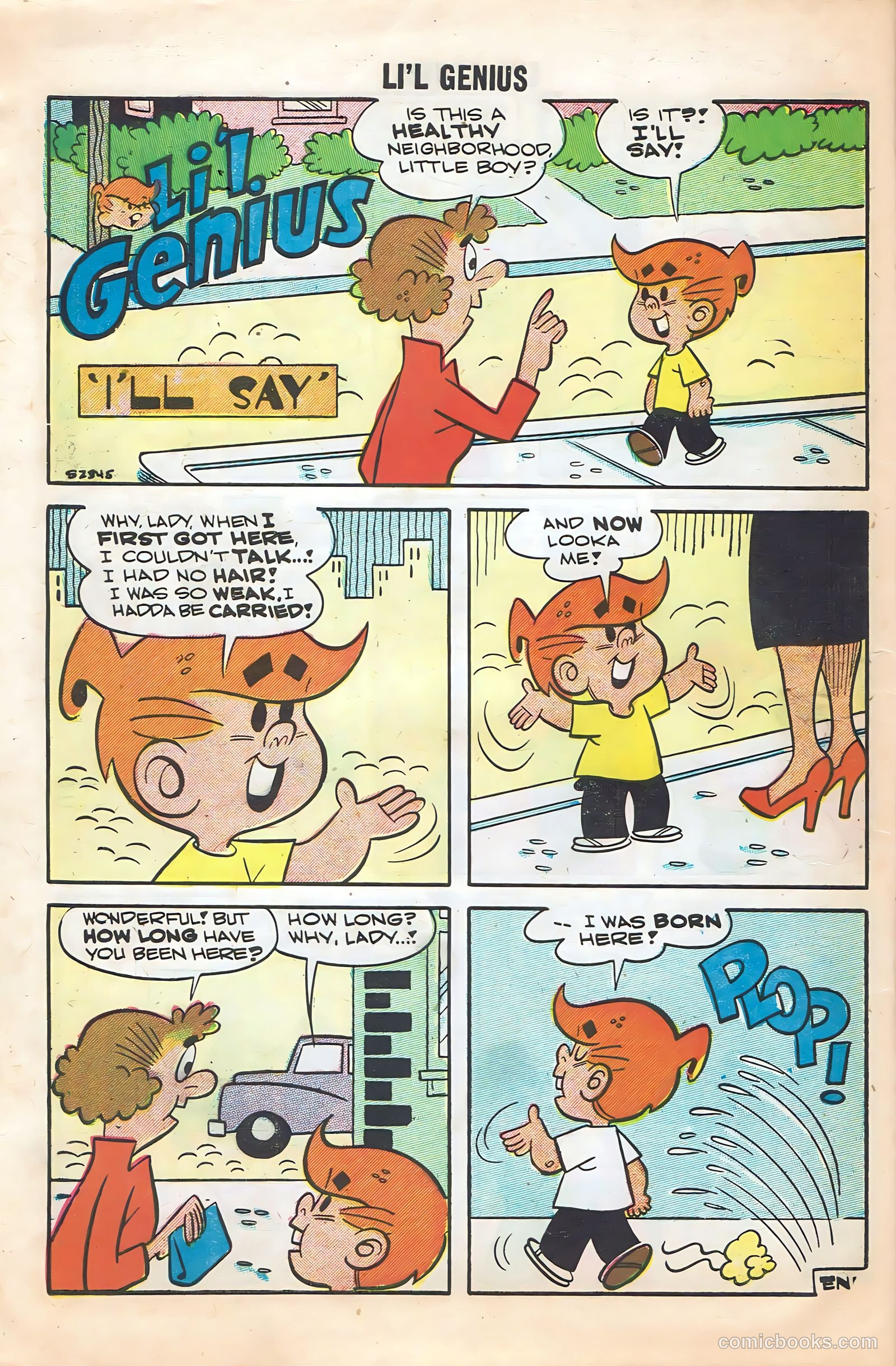 Li'l Genius #16 (1958) — page 10 of 68