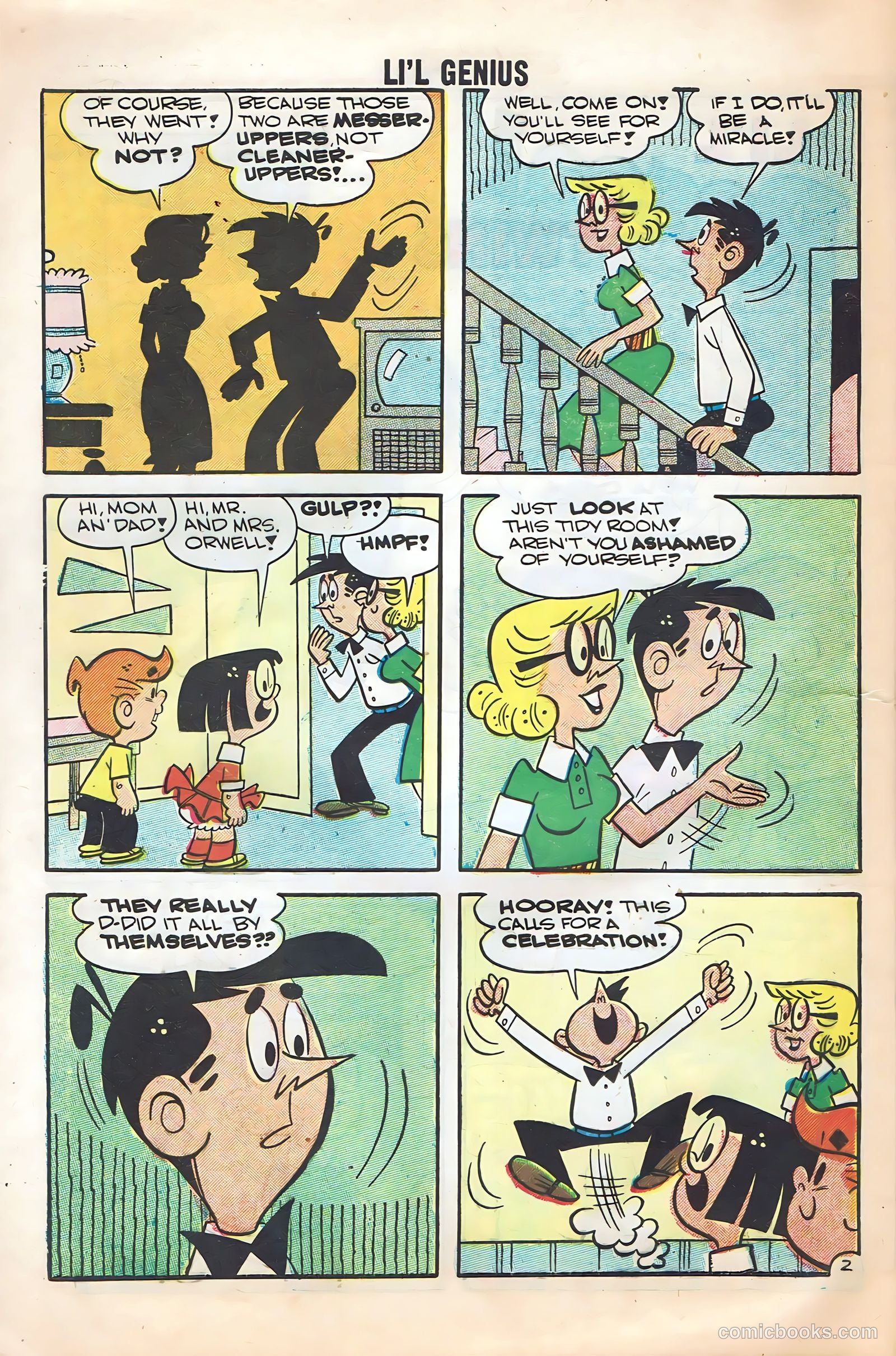 Li'l Genius #16 (1958) — page 54 of 68
