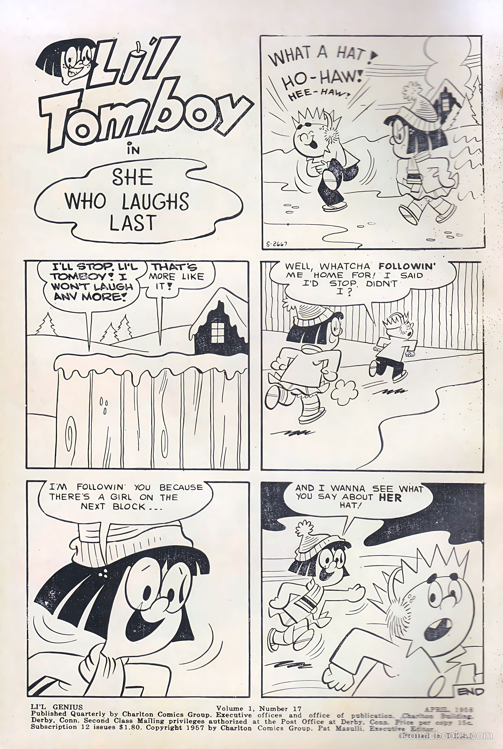 Li'l Genius #17 (1958) — page 2 of 68