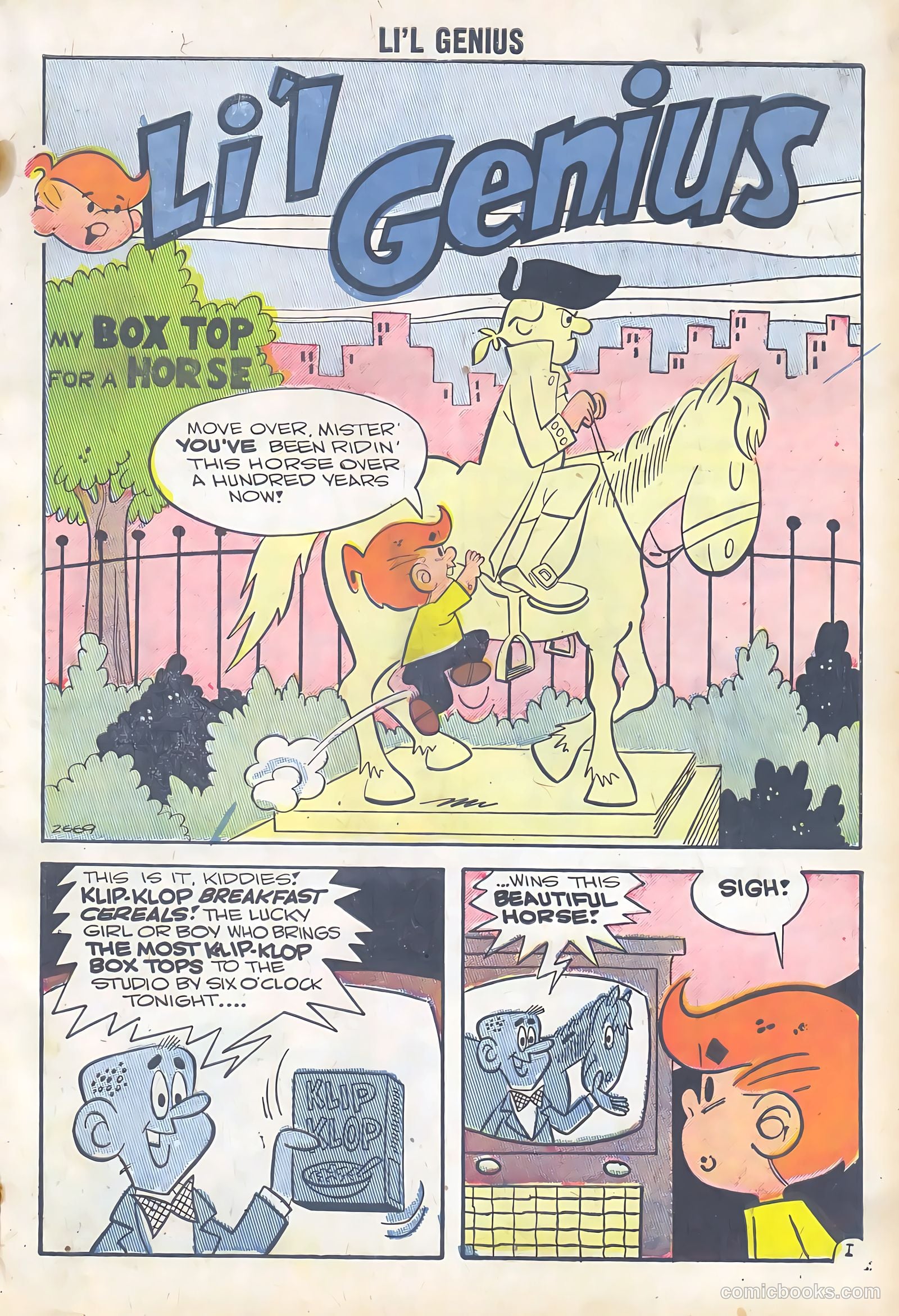Li'l Genius #17 (1958) — page 3 of 68