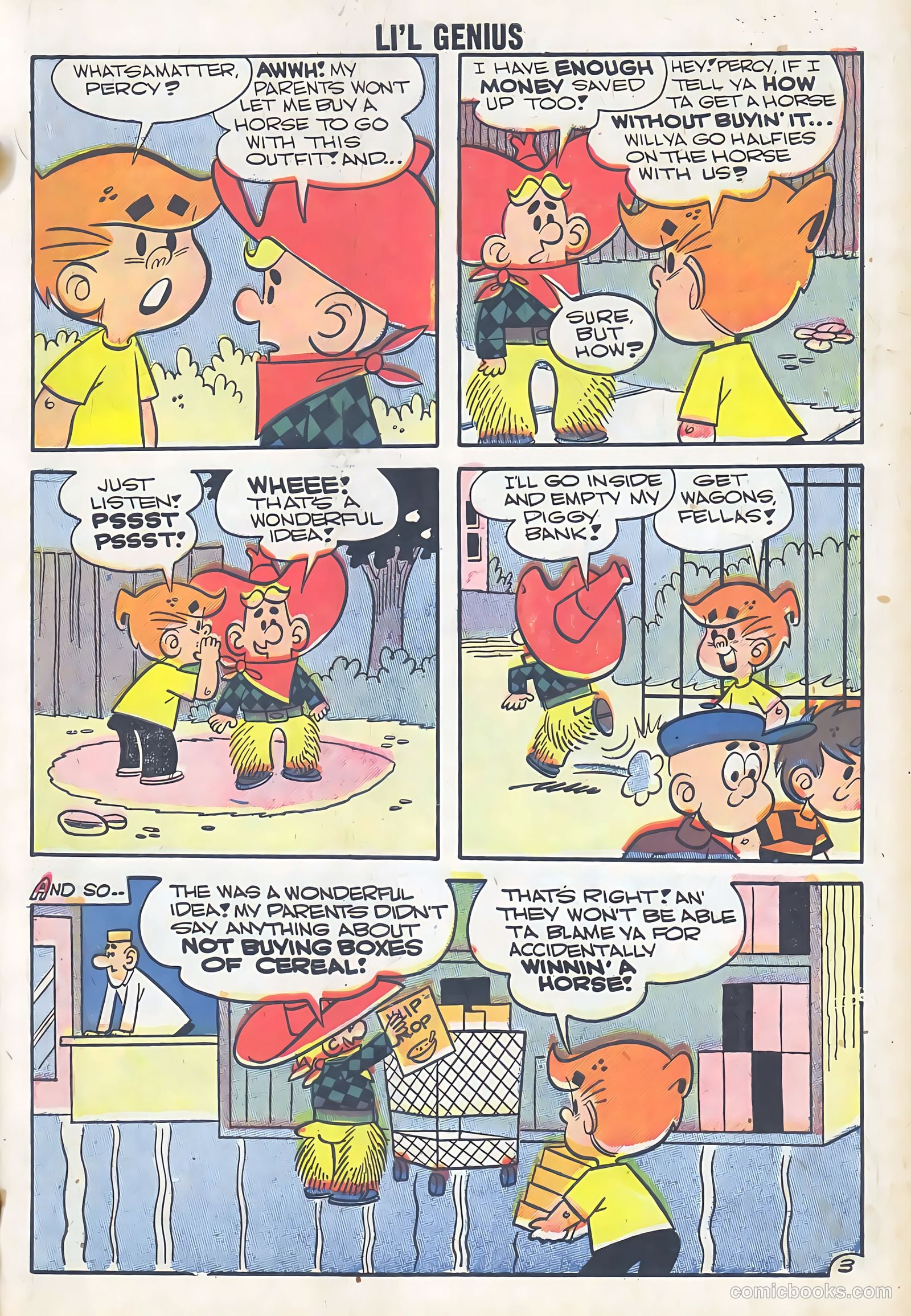 Li'l Genius #17 (1958) — page 5 of 68