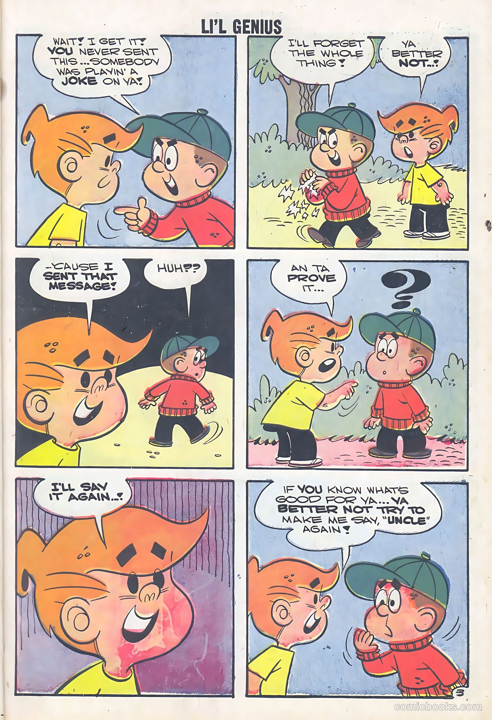 Li'l Genius #17 (1958) — page 13 of 68