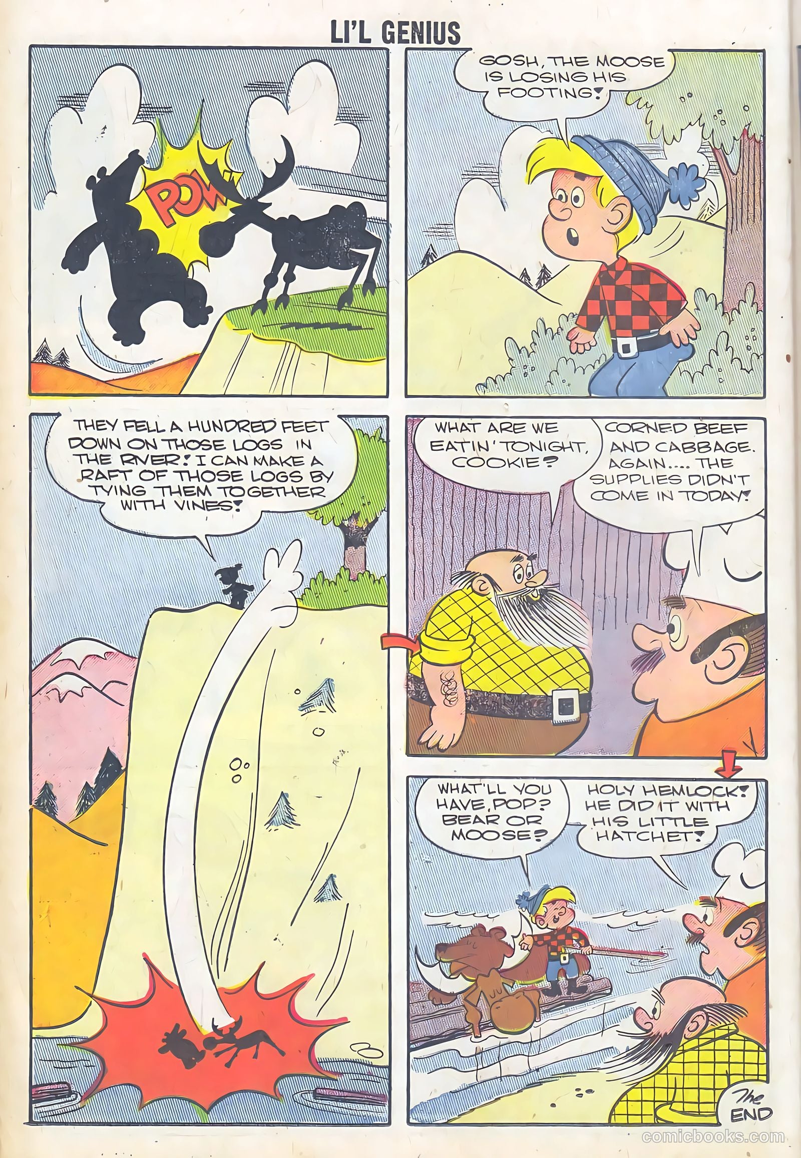 Li'l Genius #17 (1958) — page 34 of 68