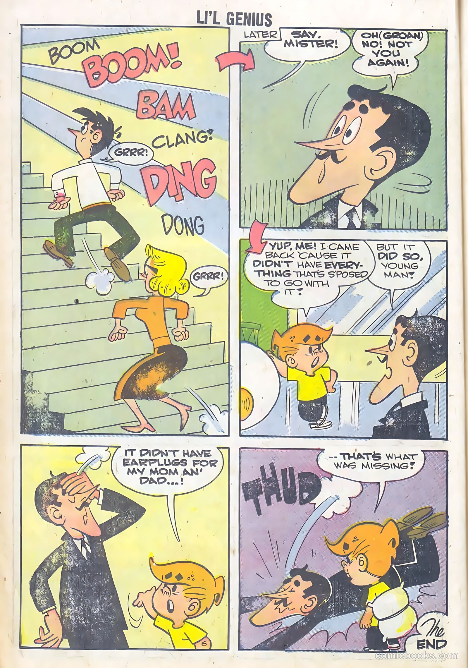 Li'l Genius #17 (1958) — page 40 of 68