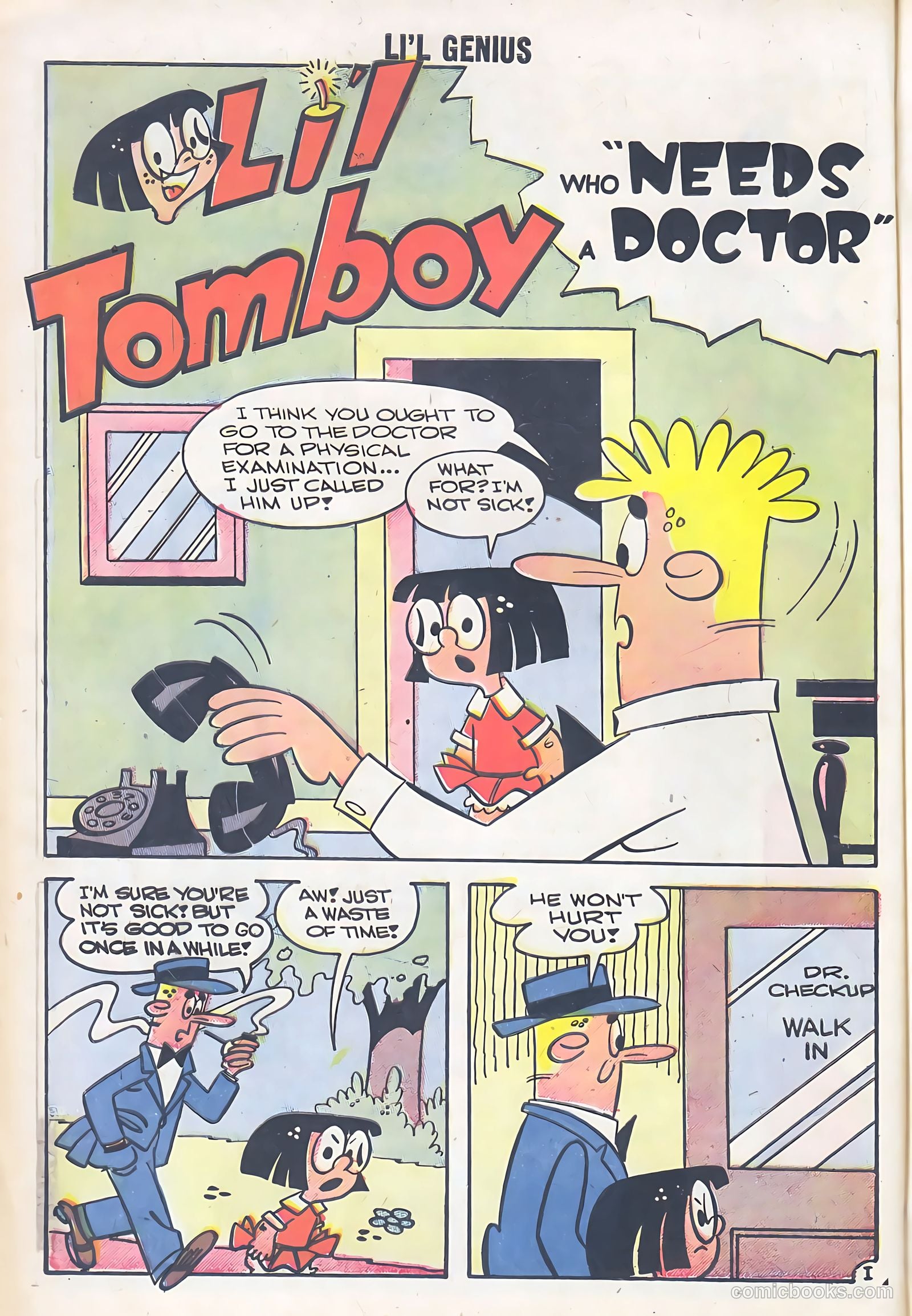 Li'l Genius #17 (1958) — page 54 of 68