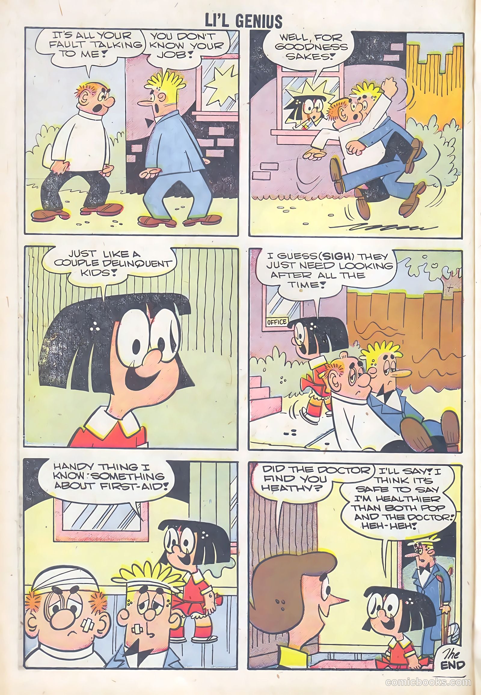 Li'l Genius #17 (1958) — page 58 of 68
