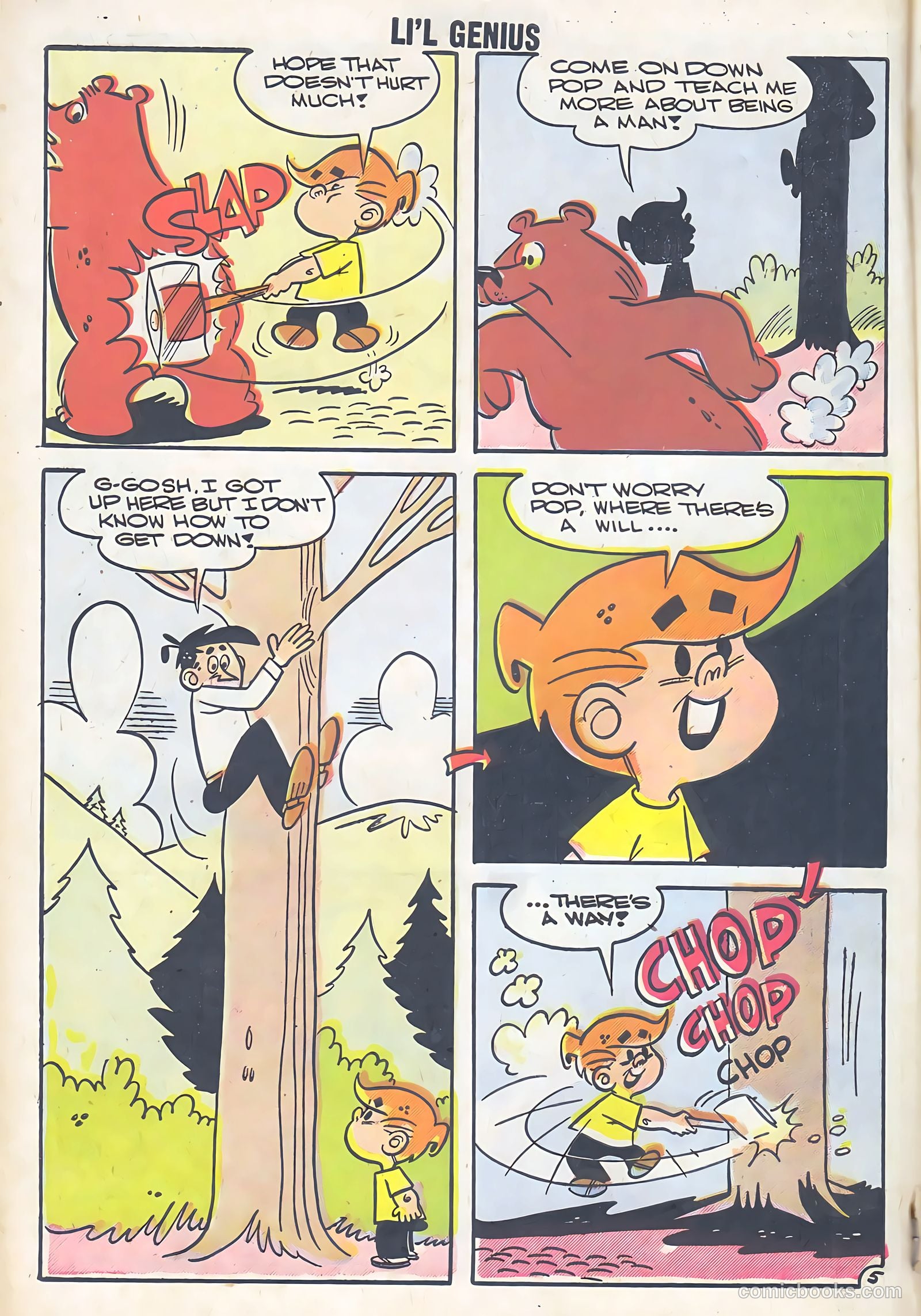 Li'l Genius #17 (1958) — page 64 of 68