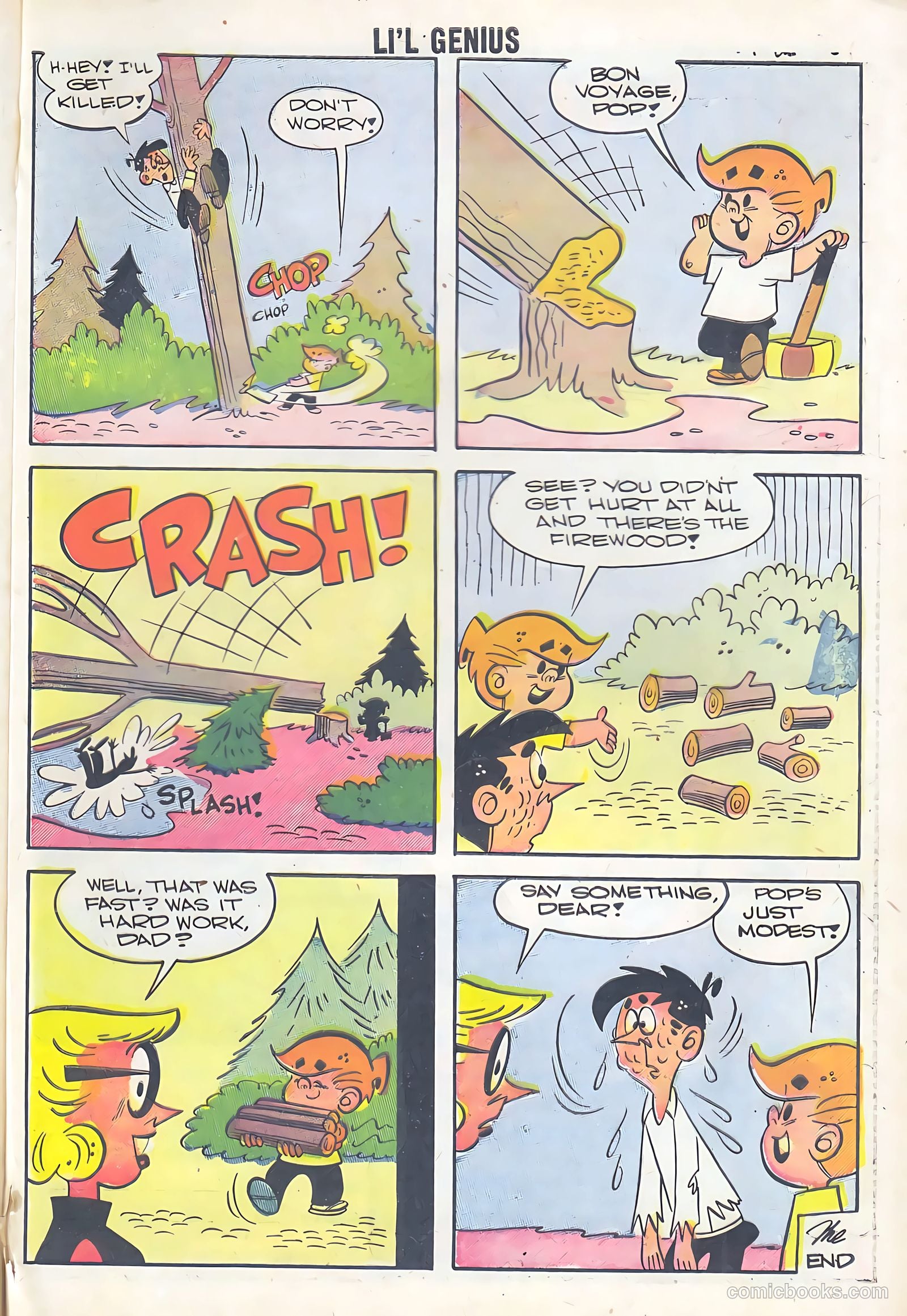 Li'l Genius #17 (1958) — page 65 of 68