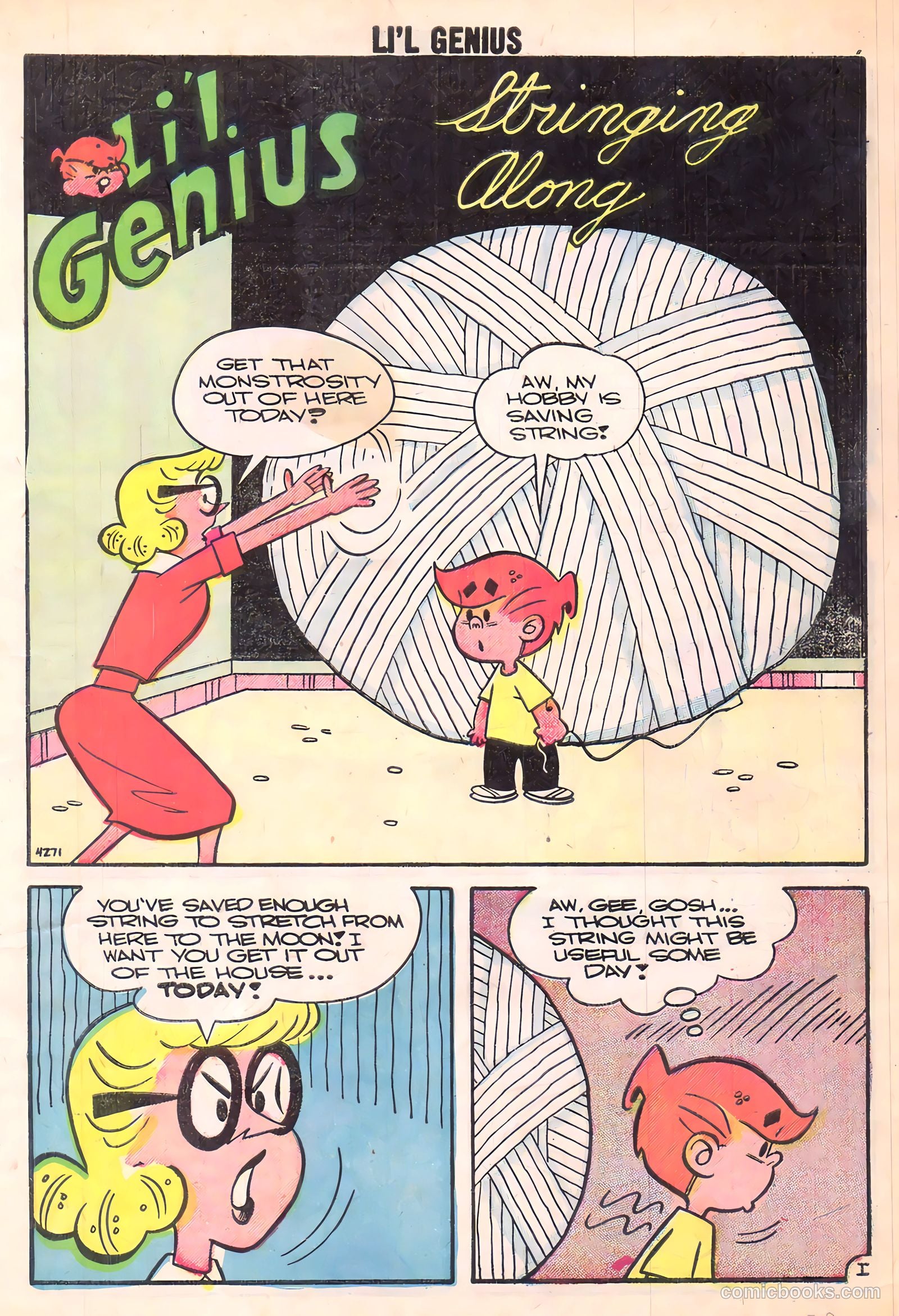 Li'l Genius #19 (1958) — page 3 of 36