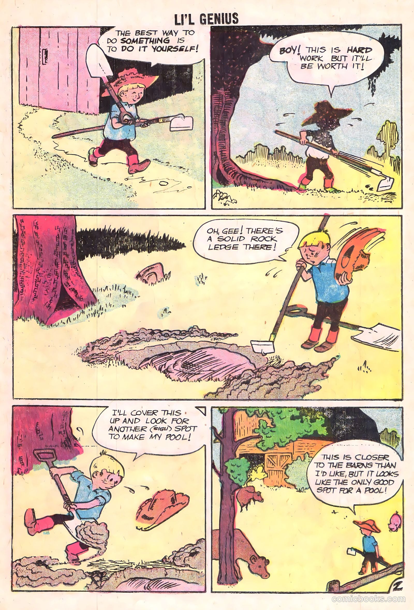 Li'l Genius #19 (1958) — page 24 of 36