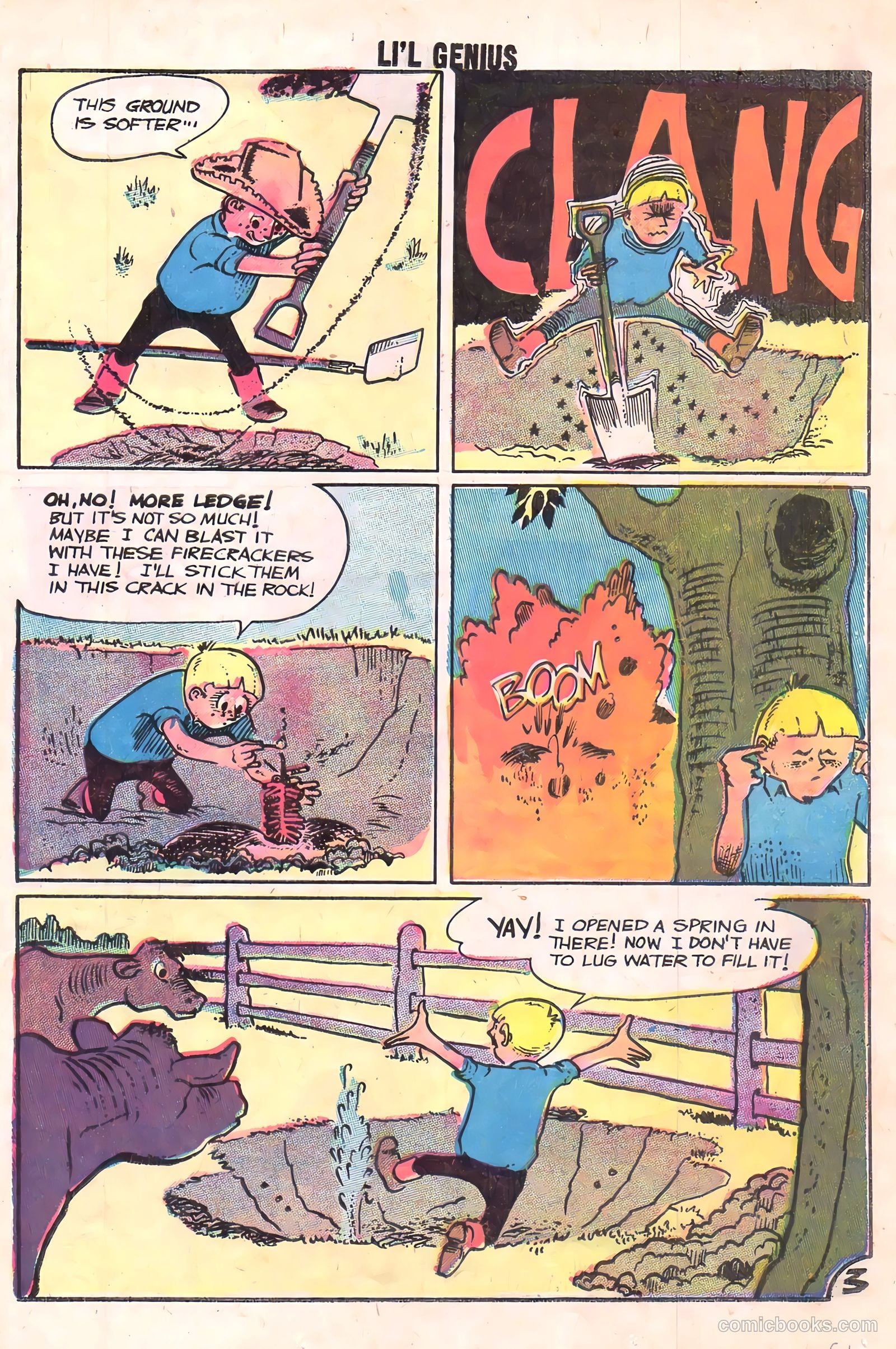 Li'l Genius #19 (1958) — page 25 of 36
