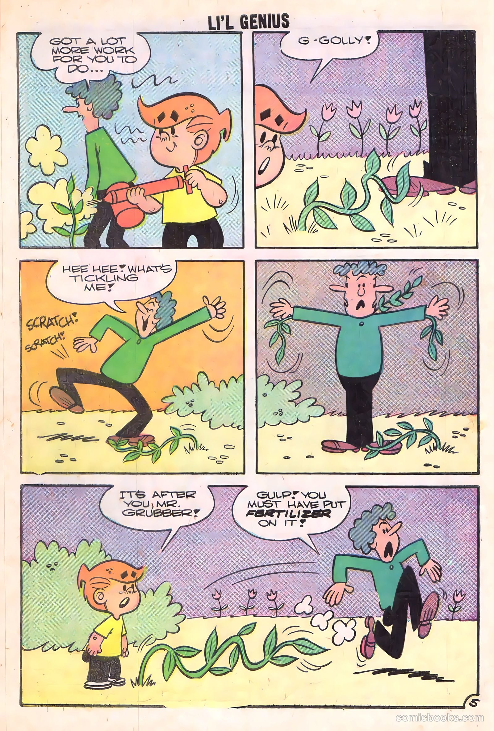 Li'l Genius #19 (1958) — page 32 of 36