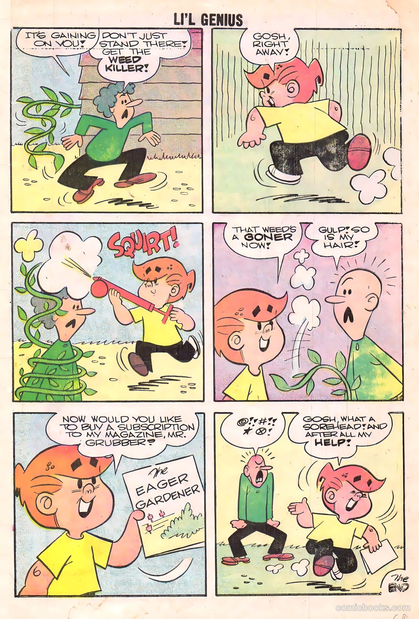Li'l Genius #19 (1958) — page 33 of 36