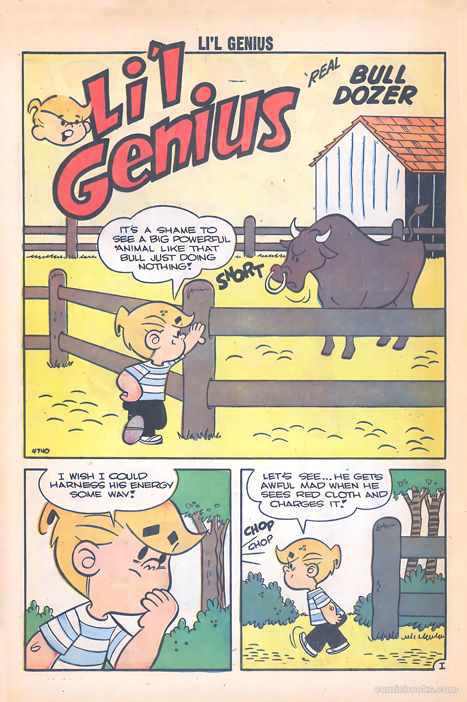 Li'l Genius #20 (1959) — page 12 of 36