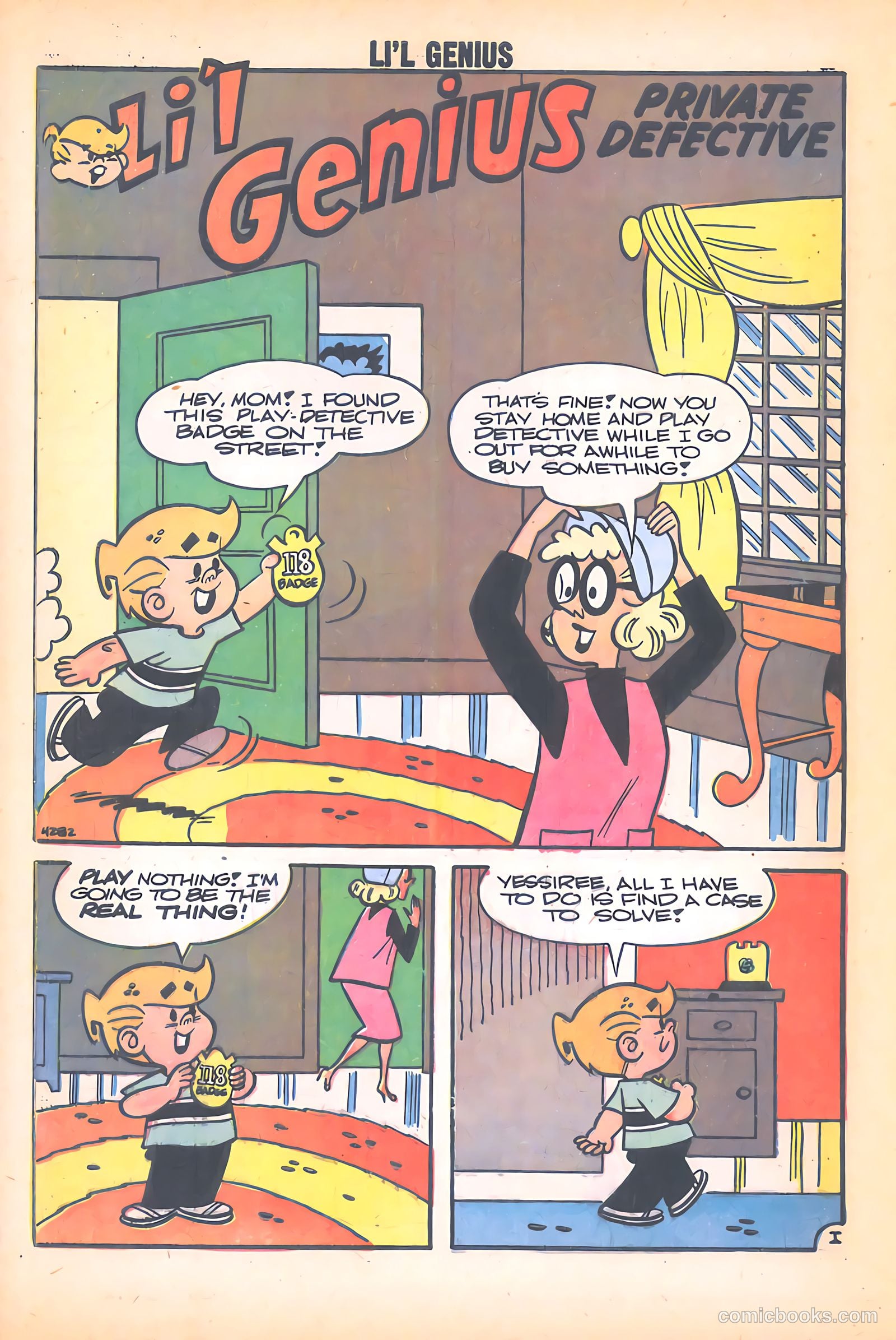 Li'l Genius #20 (1959) — page 28 of 36