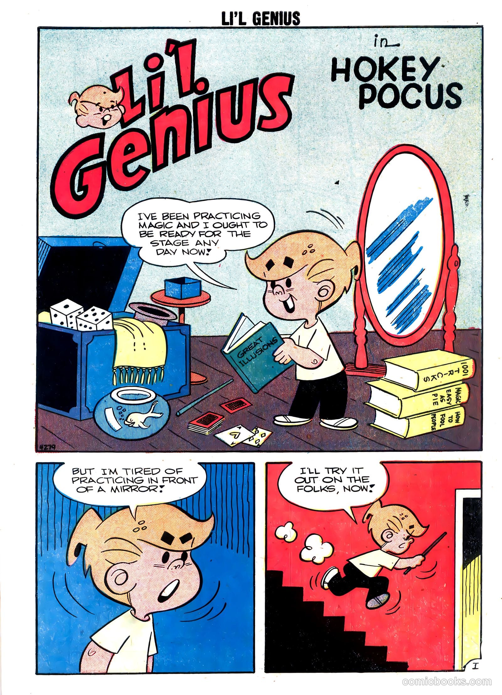 Li'l Genius #21 (1959) — page 3 of 36