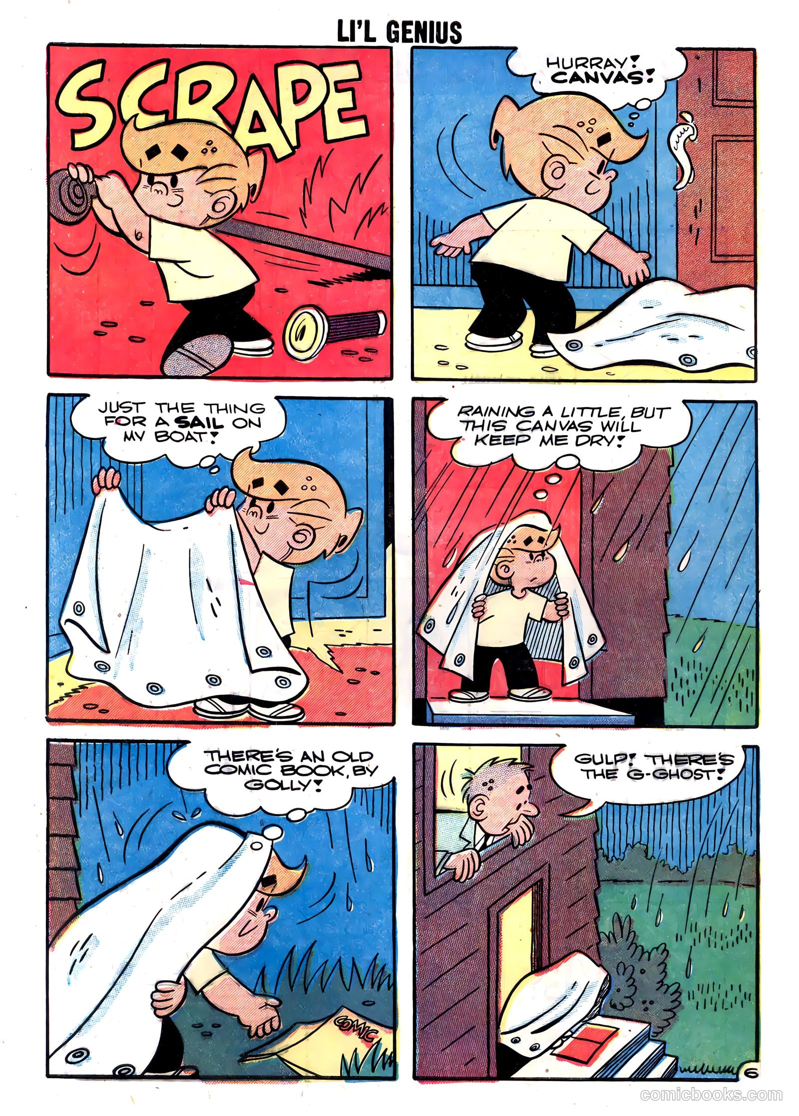 Li'l Genius #21 (1959) — page 32 of 36