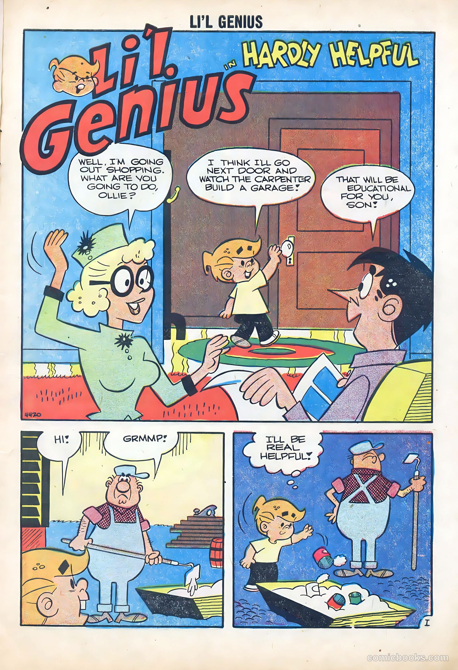 Li'l Genius #22 (1959) — page 3 of 36