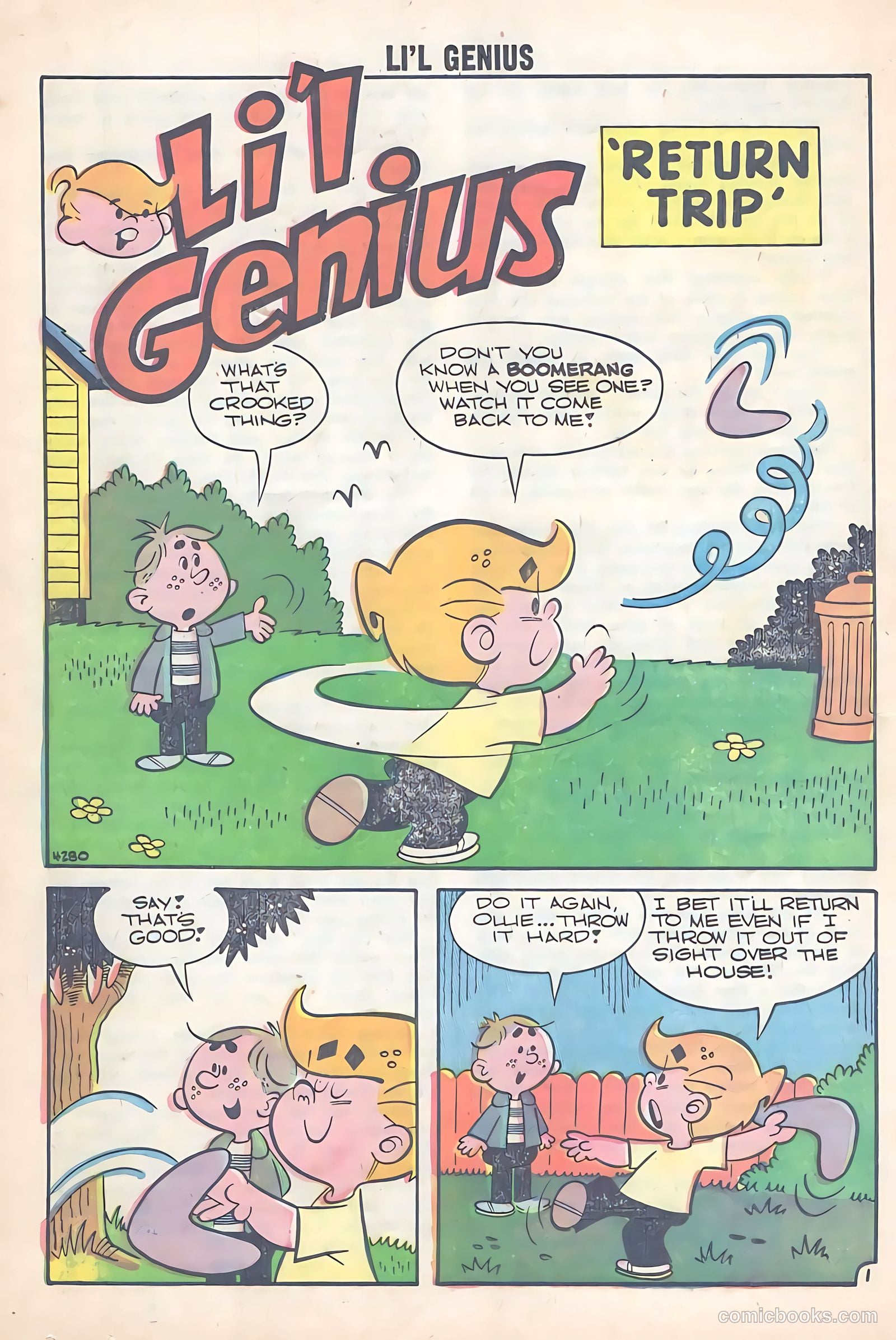 Li'l Genius #25 (1960) — page 20 of 36