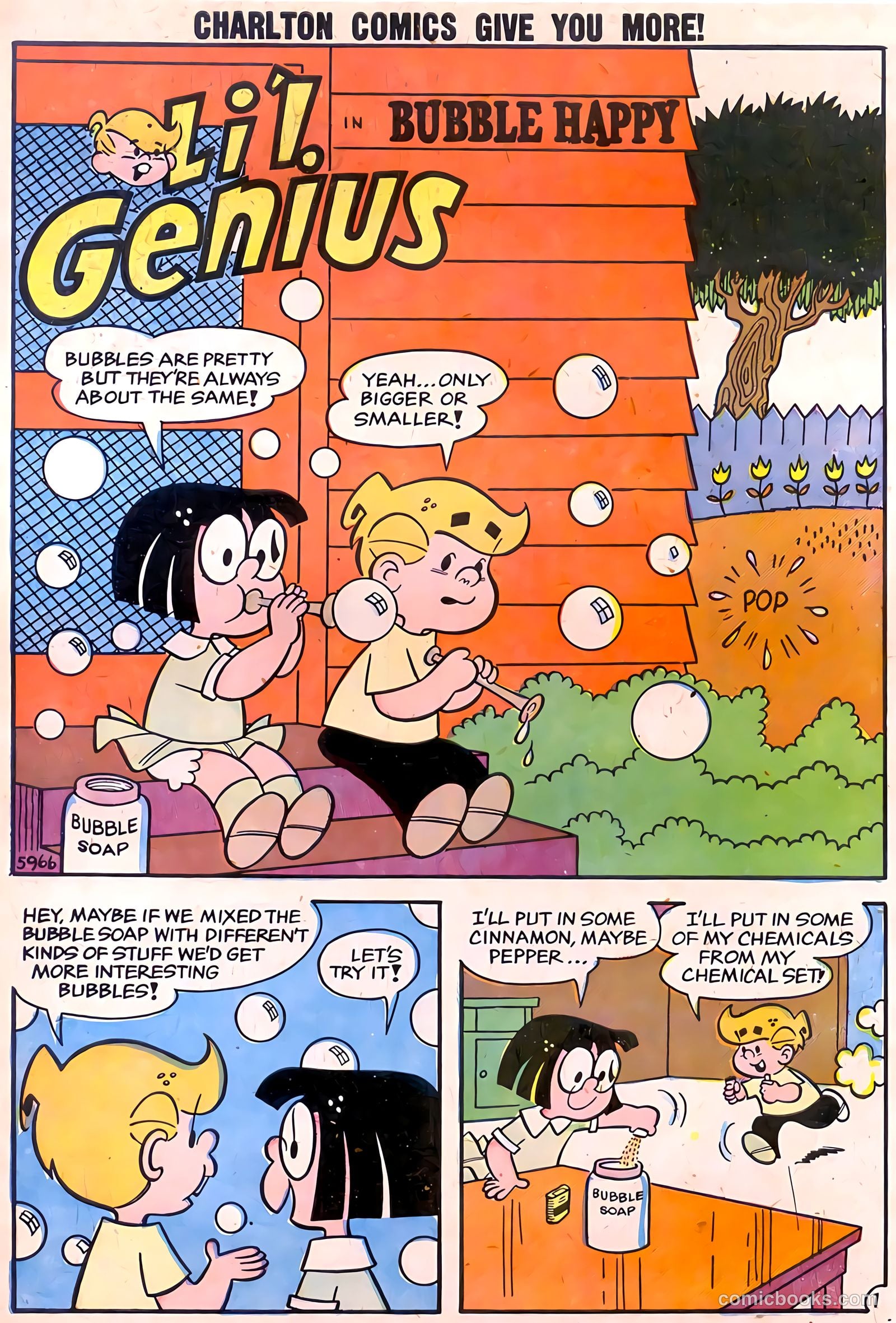 Li'l Genius #28 (1960) — page 3 of 36