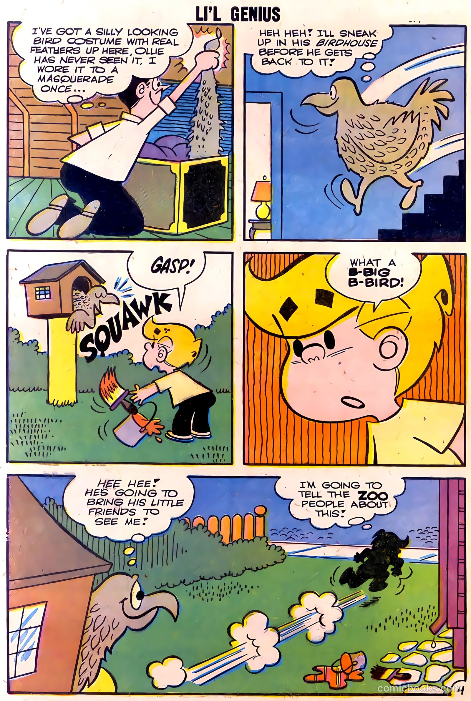 Li'l Genius #28 (1960) — page 32 of 36