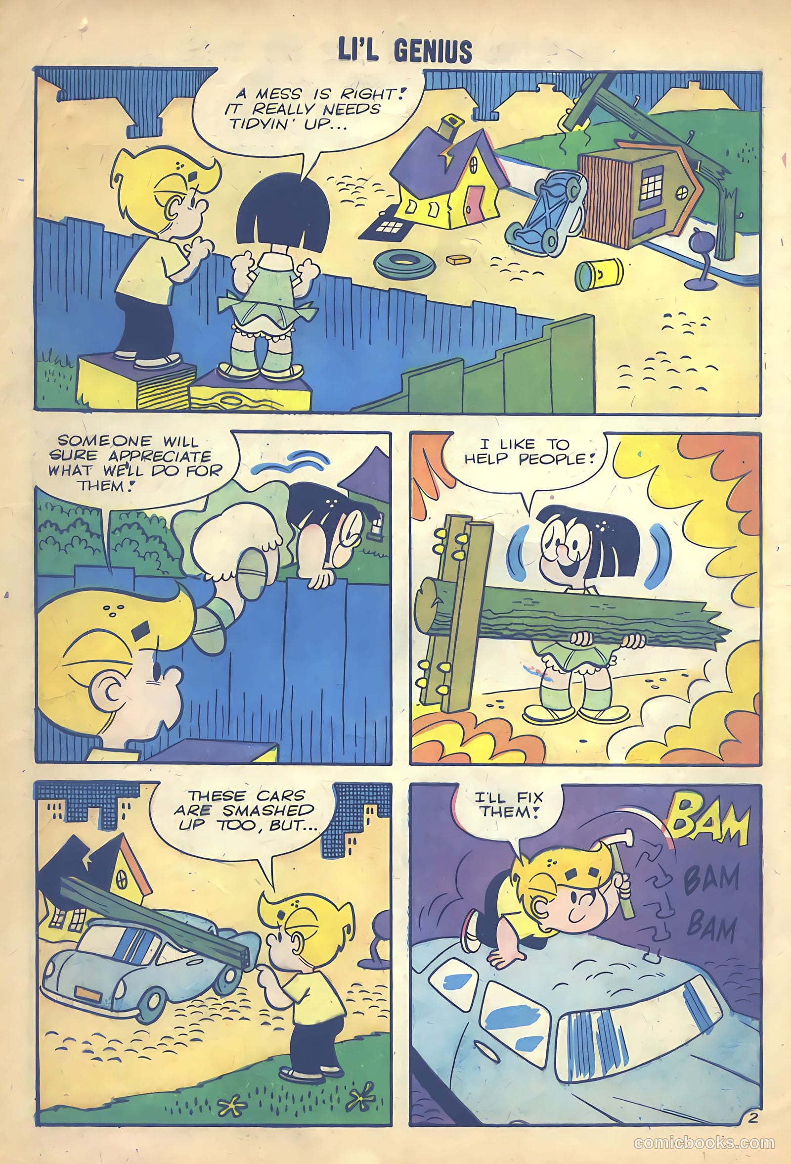 Li'l Genius #30 (1960) — page 4 of 36