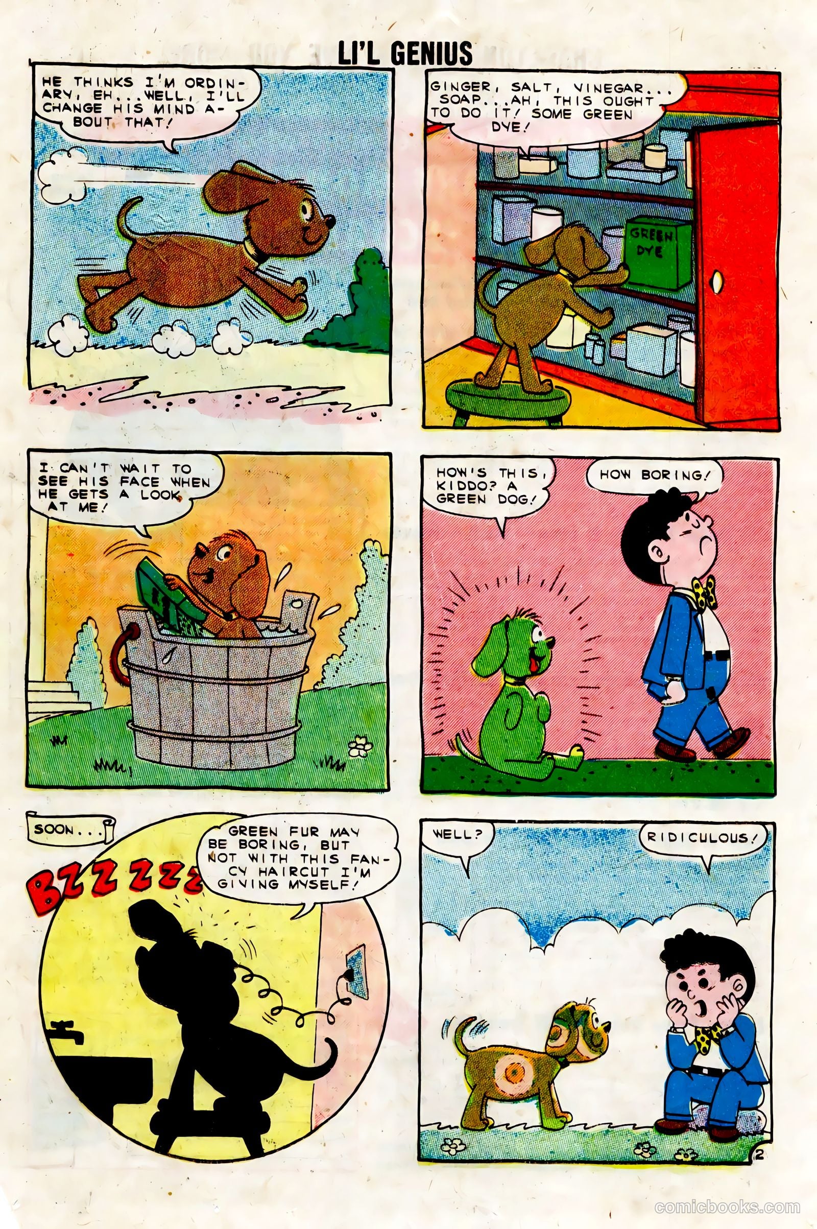 Li'l Genius #36 (1961) — page 16 of 36