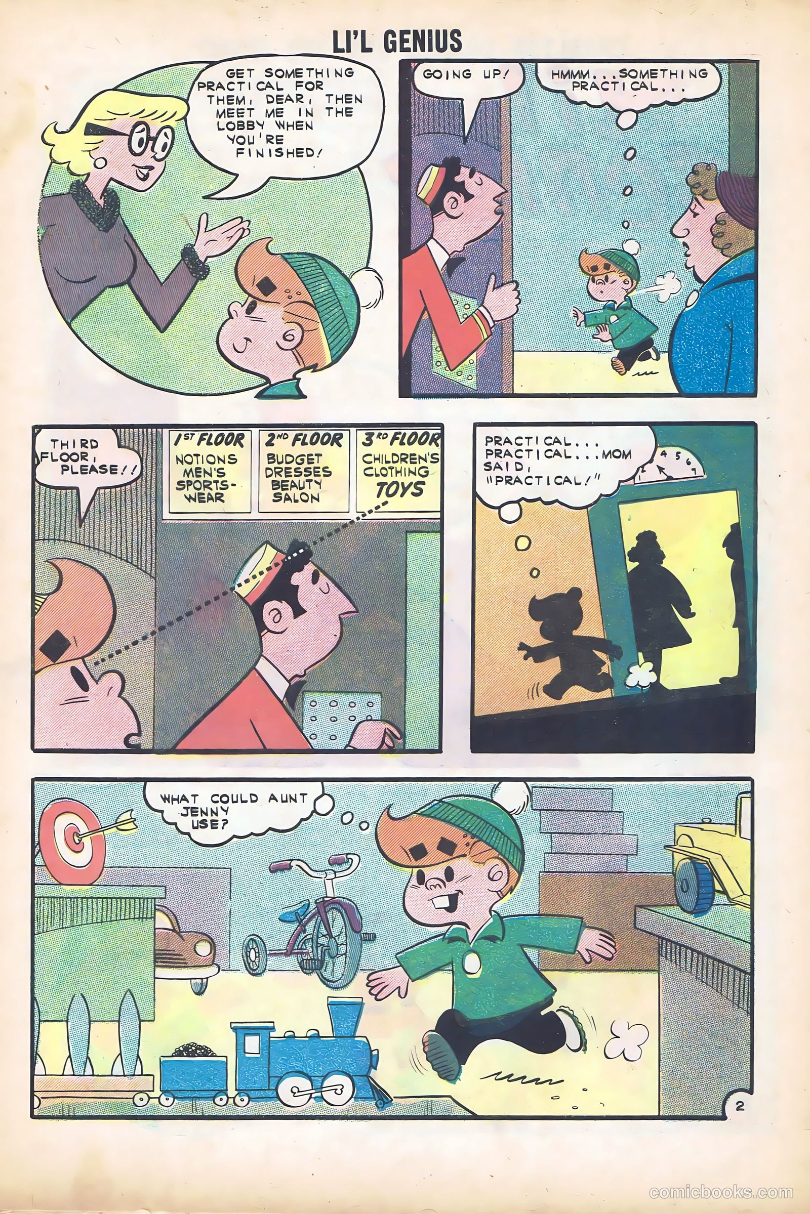 Li'l Genius #38 (1962) — page 28 of 36