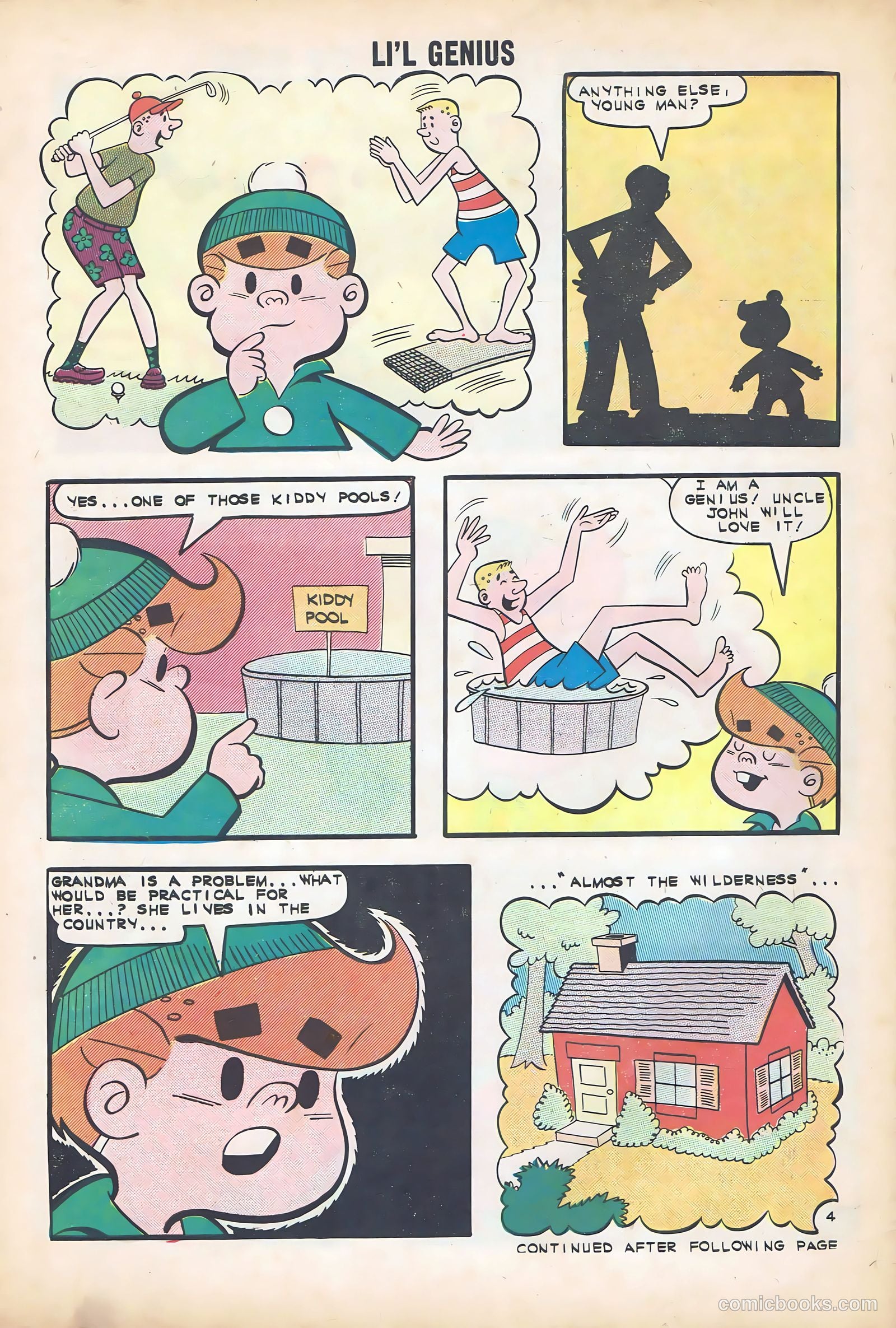 Li'l Genius #38 (1962) — page 30 of 36