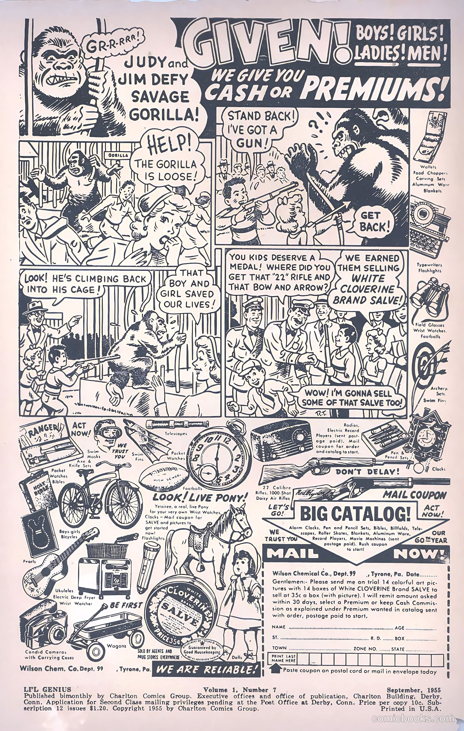 Li'l Genius #7 (1955) — page 2 of 36