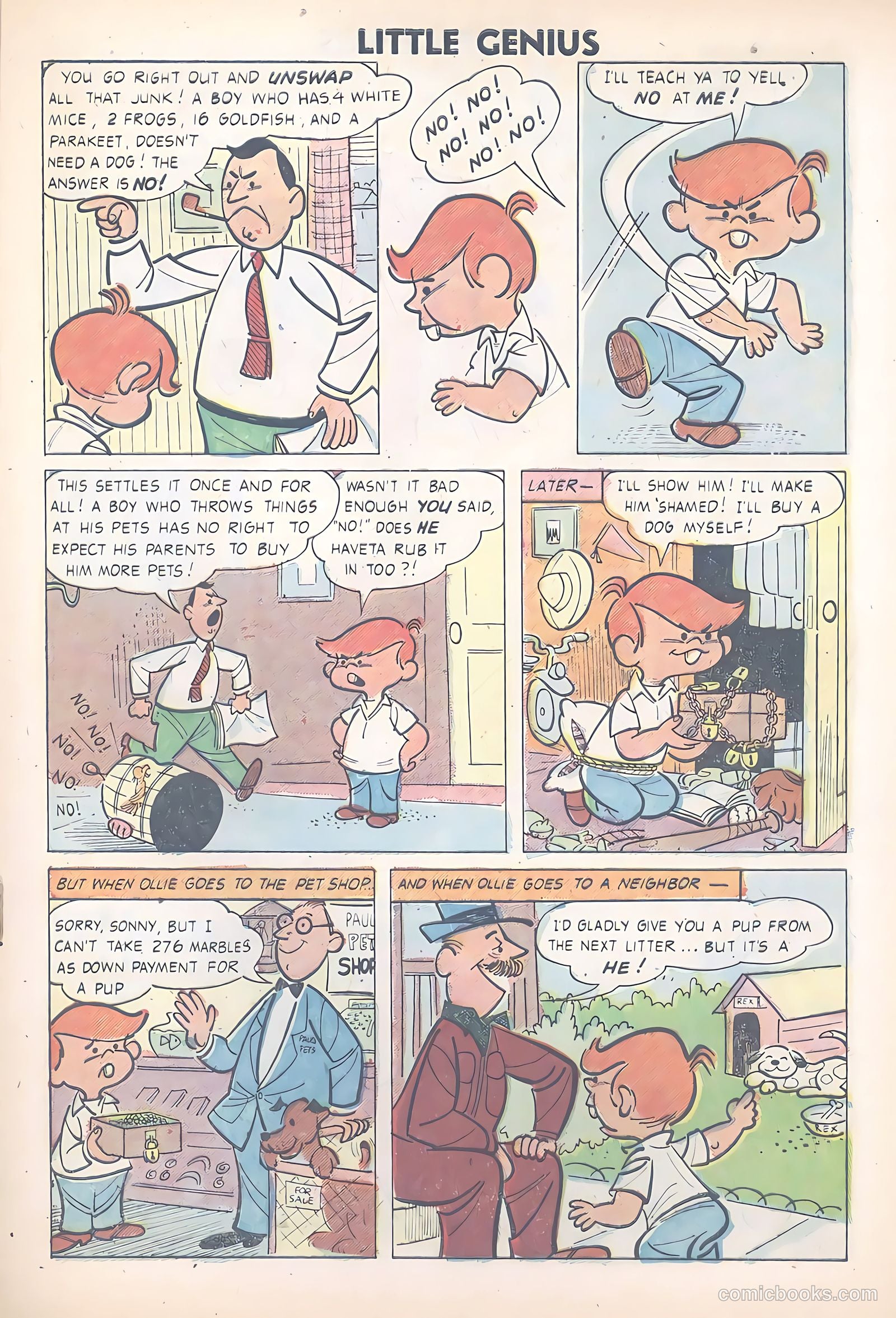 Li'l Genius #7 (1955) — page 9 of 36